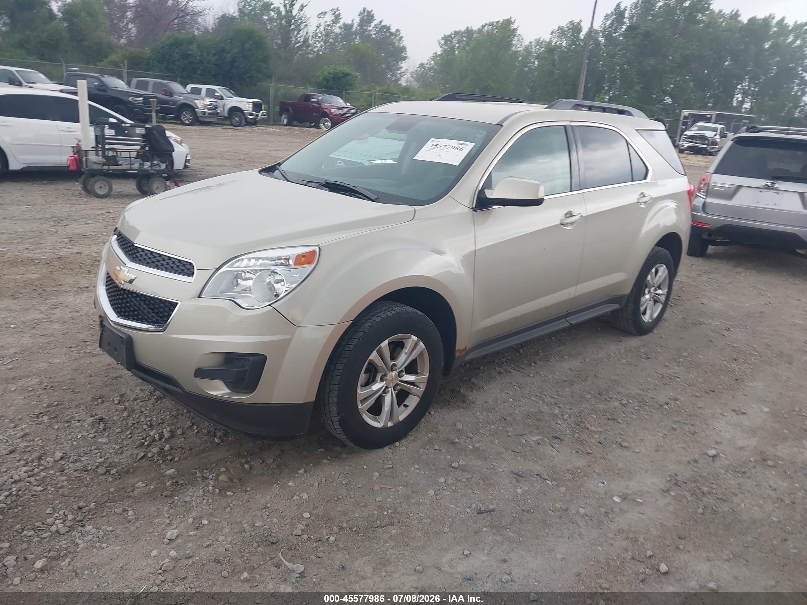 2013 Chevrolet Equinox Lt Gold vin: 2GNALDEK4D6207881