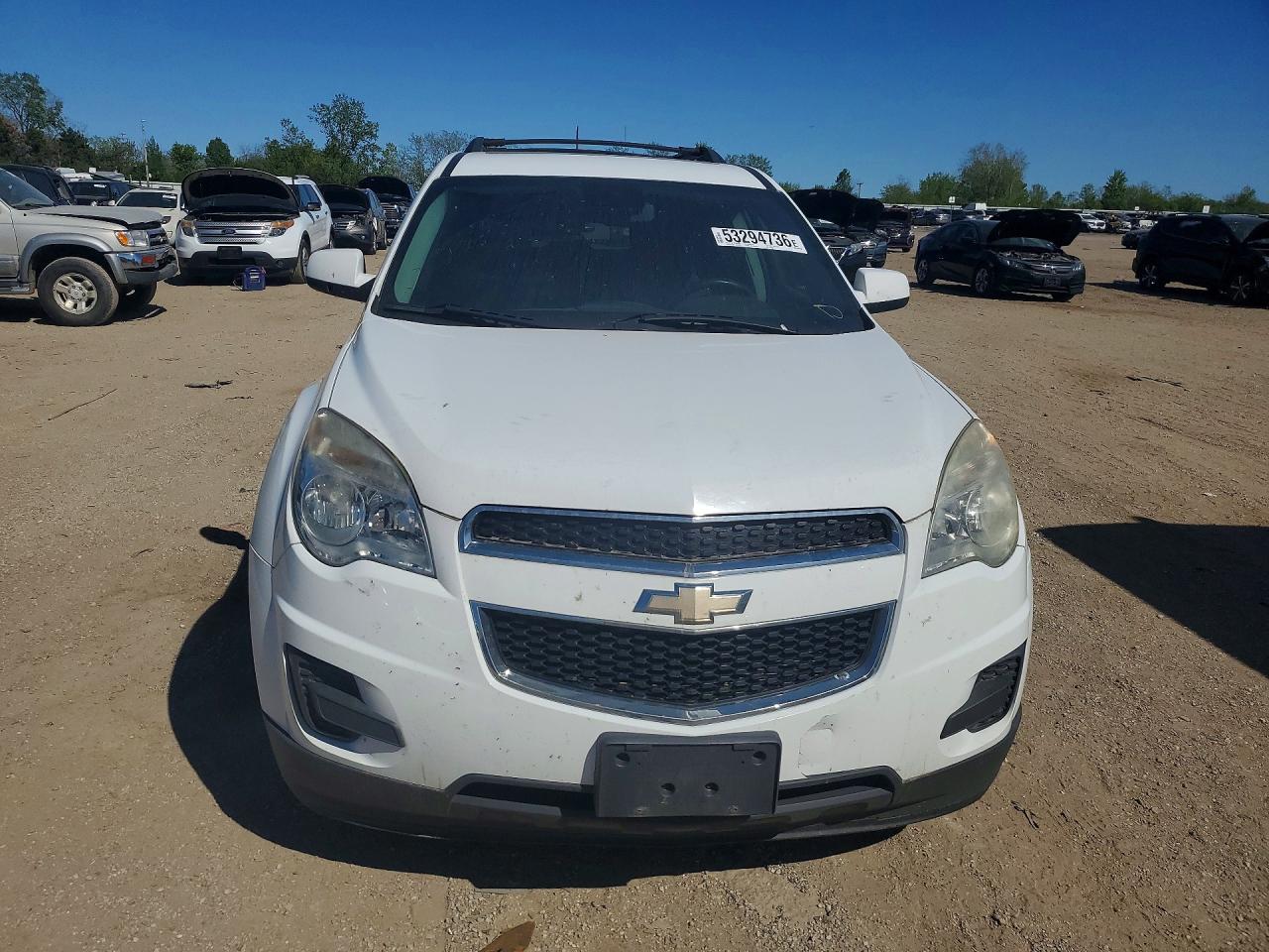2013 Chevrolet Equinox Lt White vin: 2GNALDEK4D6224146