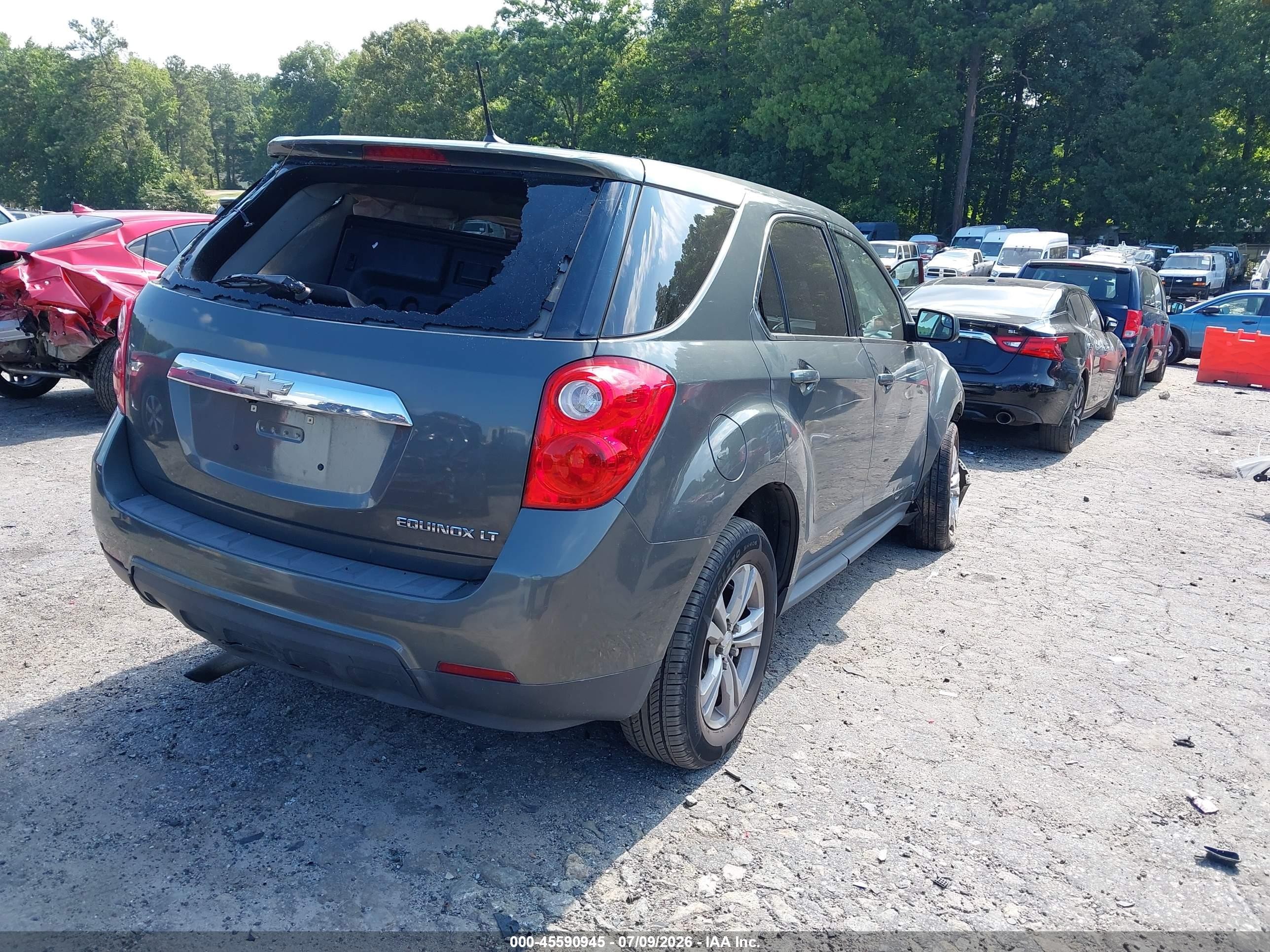 2013 Chevrolet Equinox Lt Серый vin: 2GNALDEK4D6236975