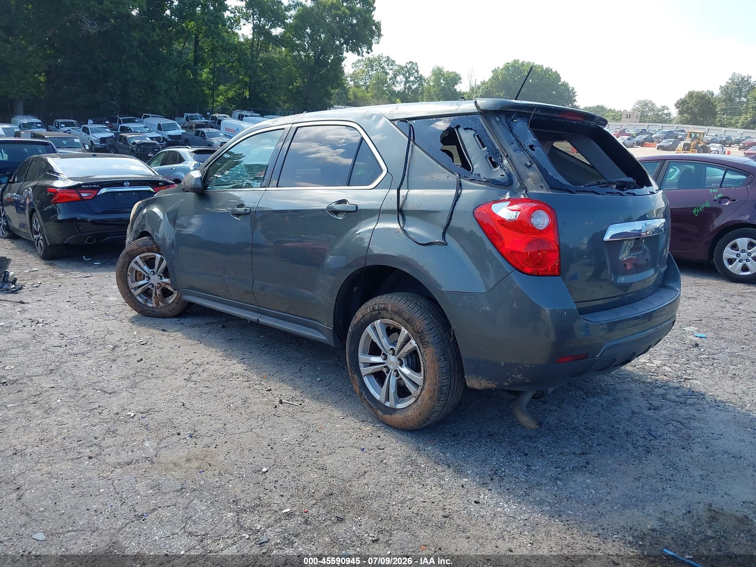 2013 Chevrolet Equinox Lt Серый vin: 2GNALDEK4D6236975