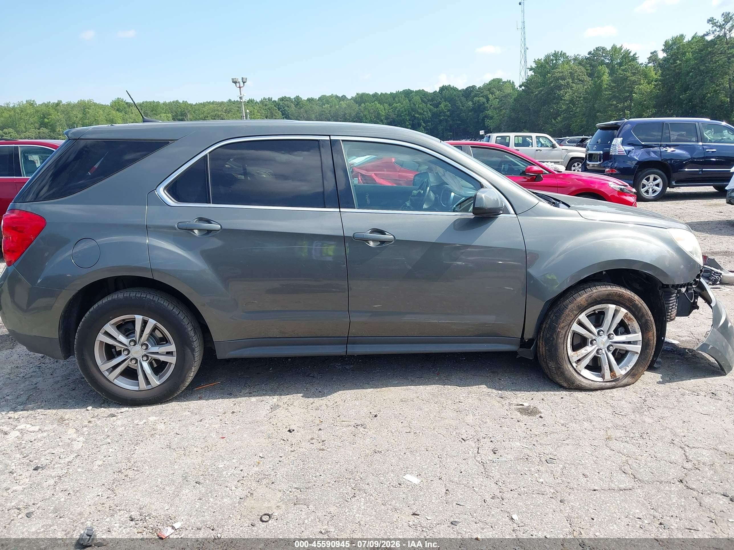 2013 Chevrolet Equinox Lt Серый vin: 2GNALDEK4D6236975
