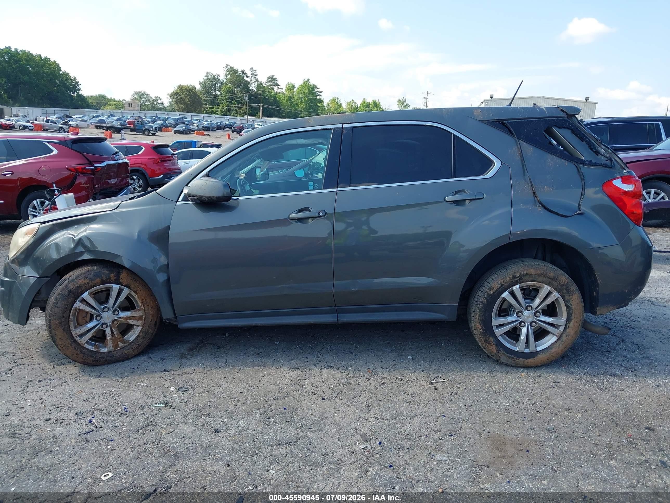 2013 Chevrolet Equinox Lt Серый vin: 2GNALDEK4D6236975