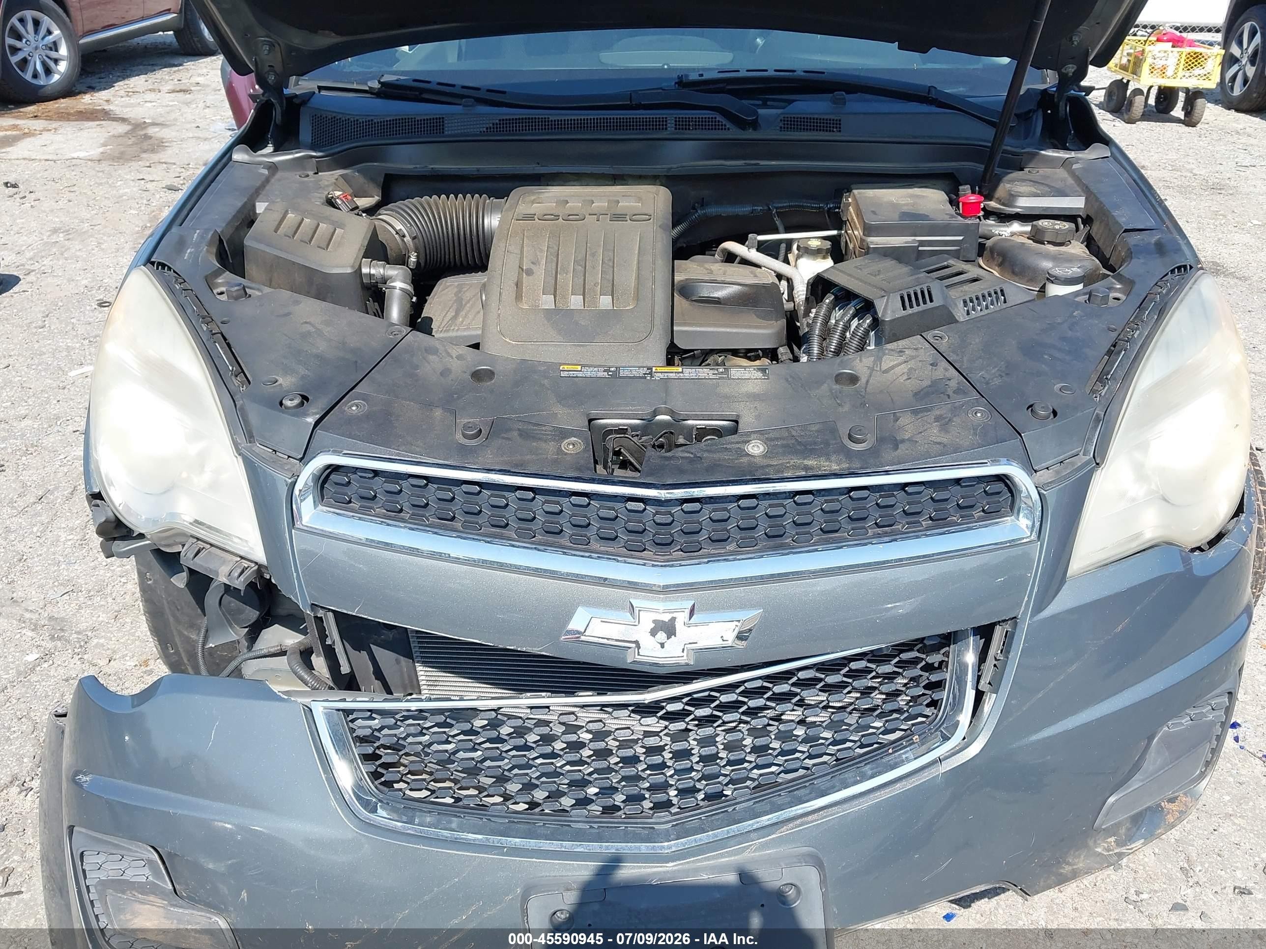 2013 Chevrolet Equinox Lt Серый vin: 2GNALDEK4D6236975