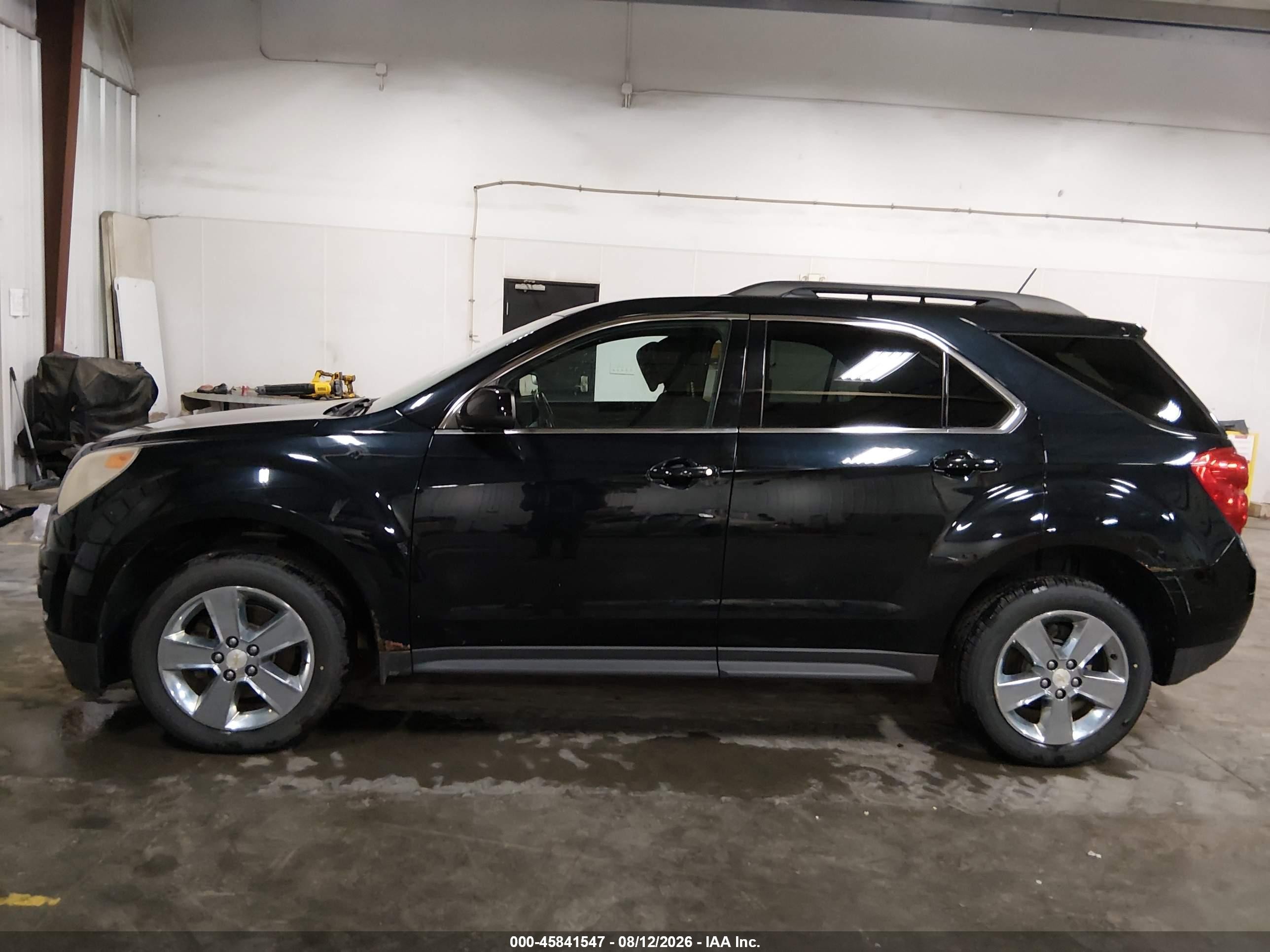 2013 Chevrolet Equinox Lt Black vin: 2GNALDEK4D6258054
