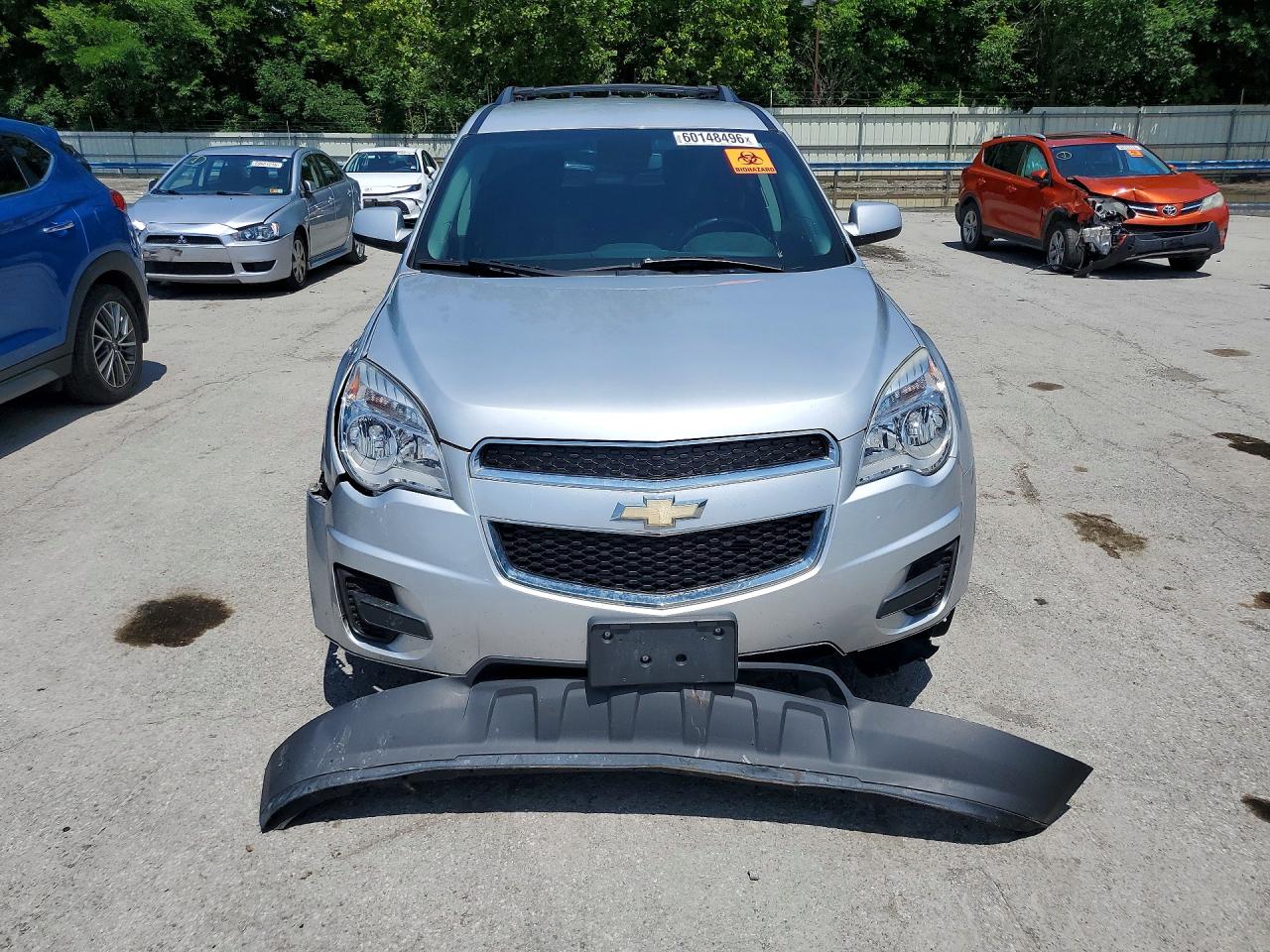 2013 Chevrolet Equinox Lt Silver vin: 2GNALDEK4D6284055