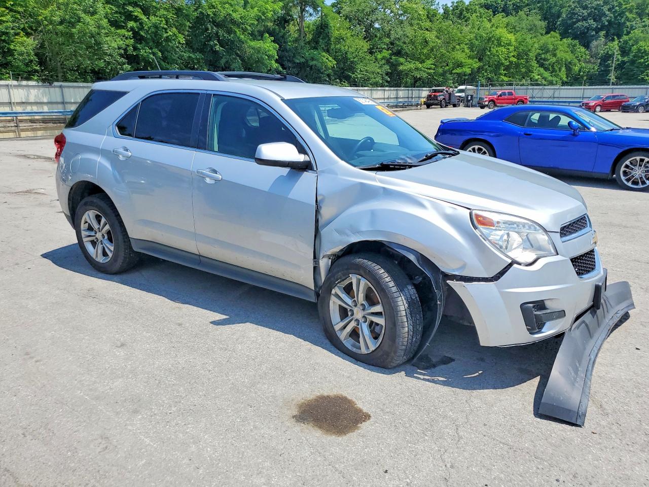 2013 Chevrolet Equinox Lt Silver vin: 2GNALDEK4D6284055