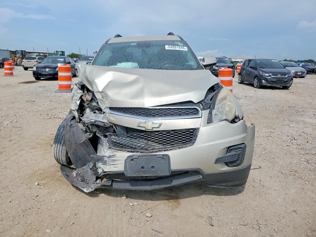2013 Chevrolet Equinox Lt Желто-коричневый vin: 2GNALDEK4D6288543