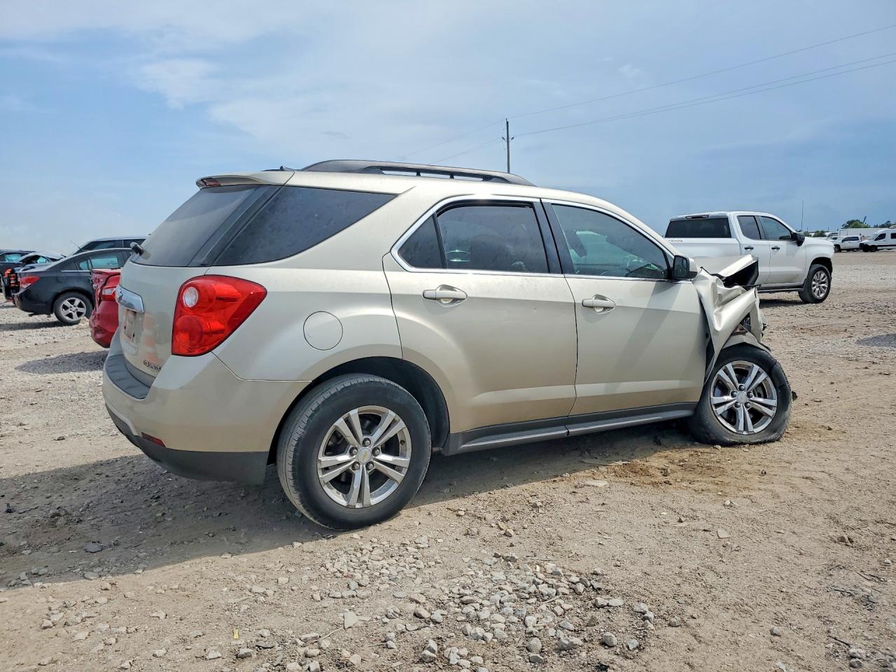 2013 Chevrolet Equinox Lt Желто-коричневый vin: 2GNALDEK4D6288543