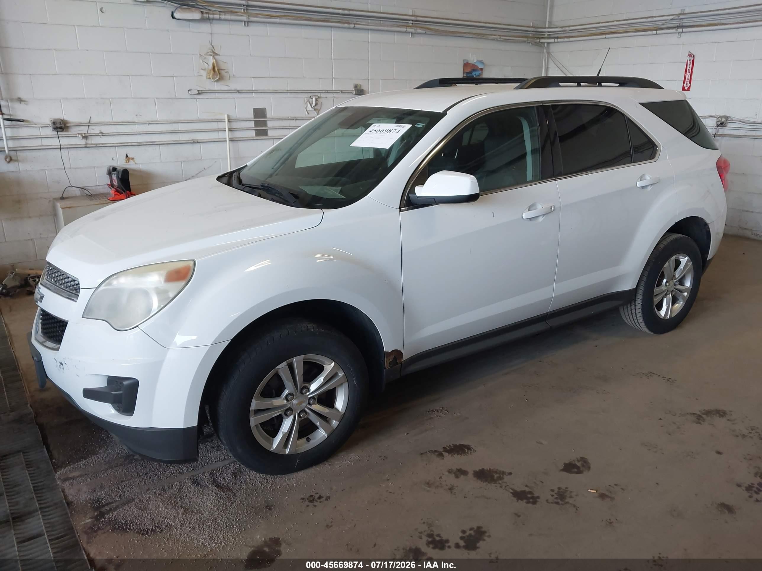2012 Chevrolet Equinox Lt W/1lt Белый vin: 2GNALDEK5C1334909
