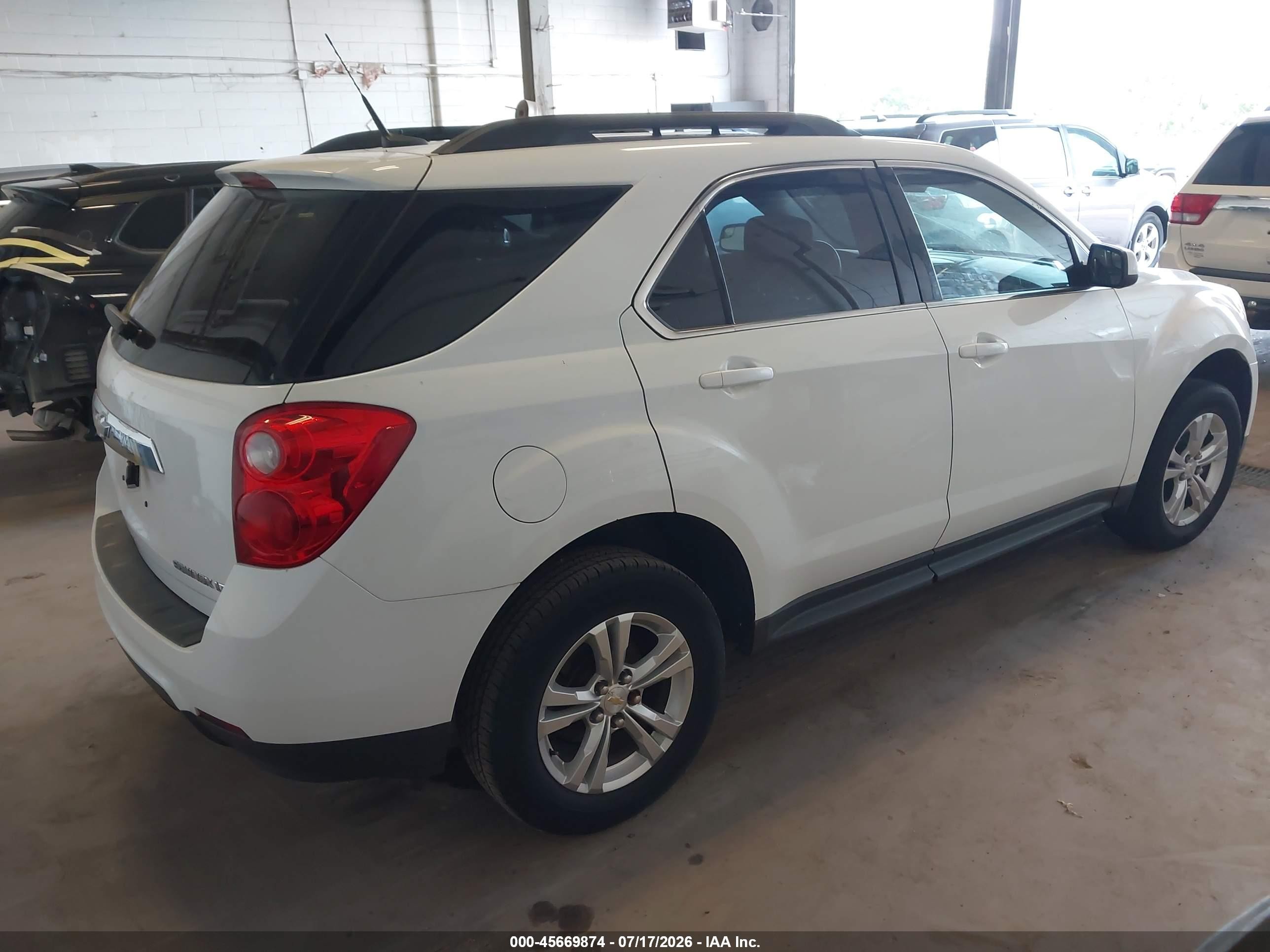 2012 Chevrolet Equinox Lt W/1lt Белый vin: 2GNALDEK5C1334909