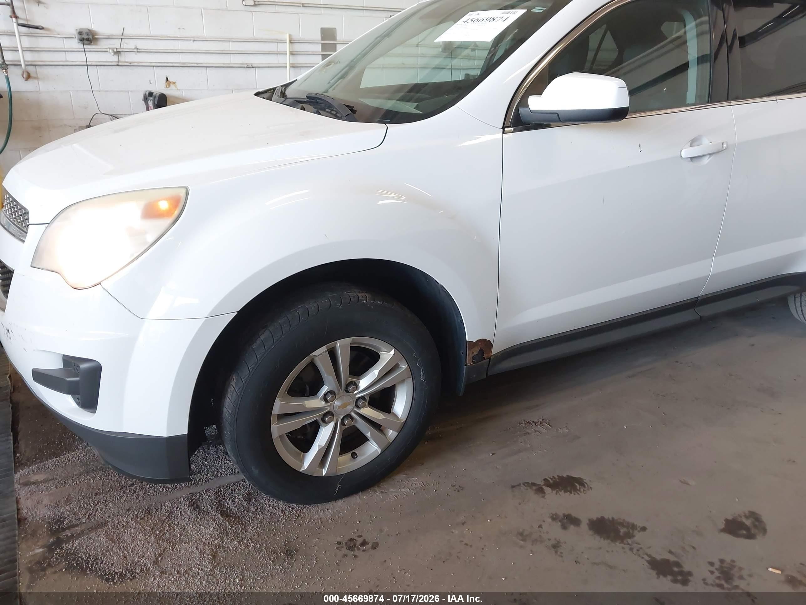 2012 Chevrolet Equinox Lt W/1lt Белый vin: 2GNALDEK5C1334909