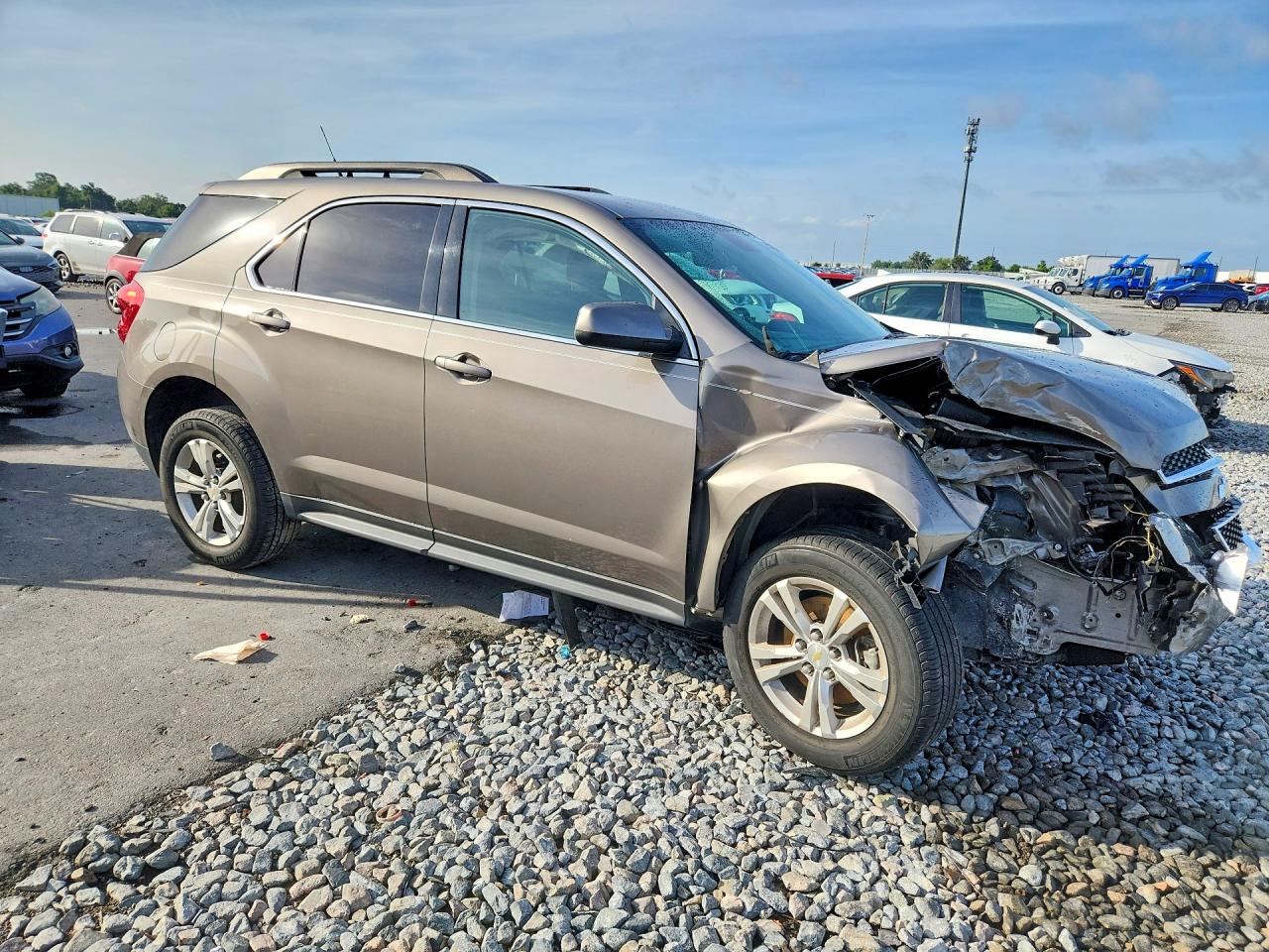 2012 Chevrolet Equinox Lt Gray vin: 2GNALDEK5C6123826