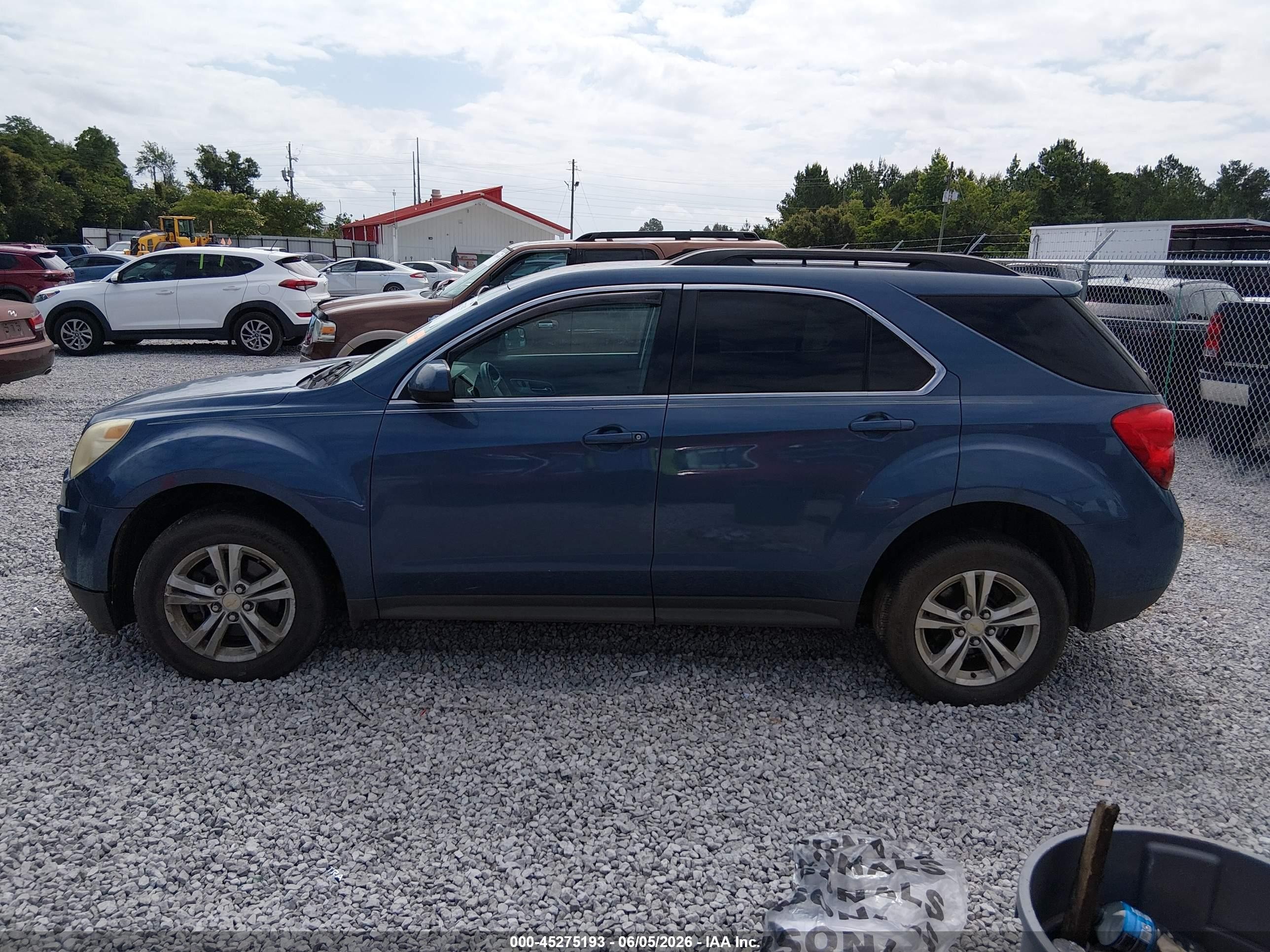 2012 Chevrolet Equinox 1lt Blue vin: 2GNALDEK5C6124023