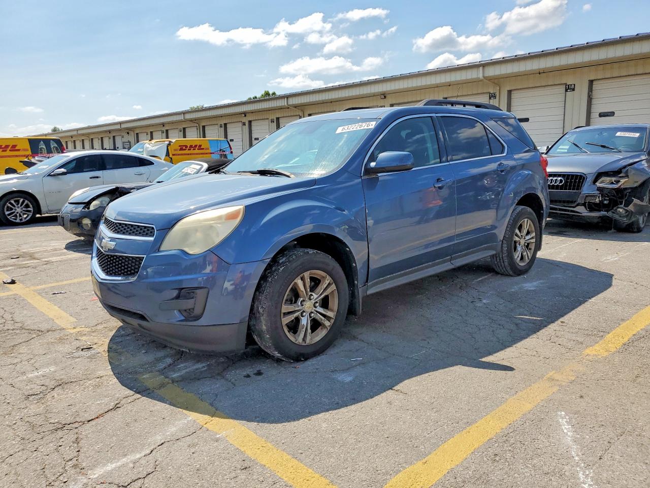 2012 Chevrolet Equinox Lt Синий vin: 2GNALDEK5C6129626