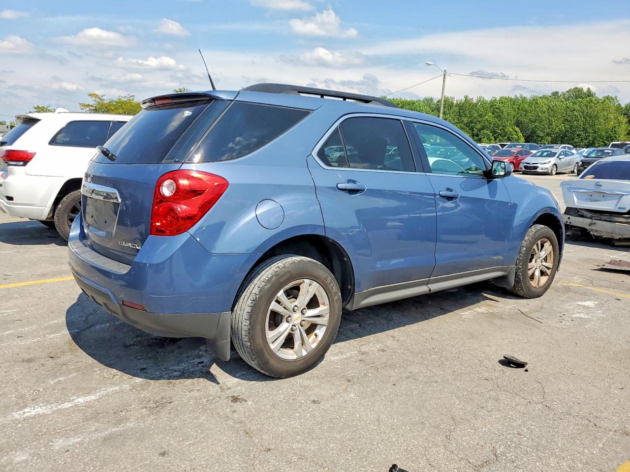 2012 Chevrolet Equinox Lt Синий vin: 2GNALDEK5C6129626