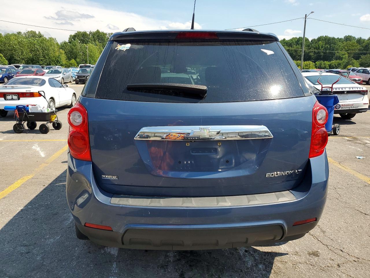 2012 Chevrolet Equinox Lt Синий vin: 2GNALDEK5C6129626