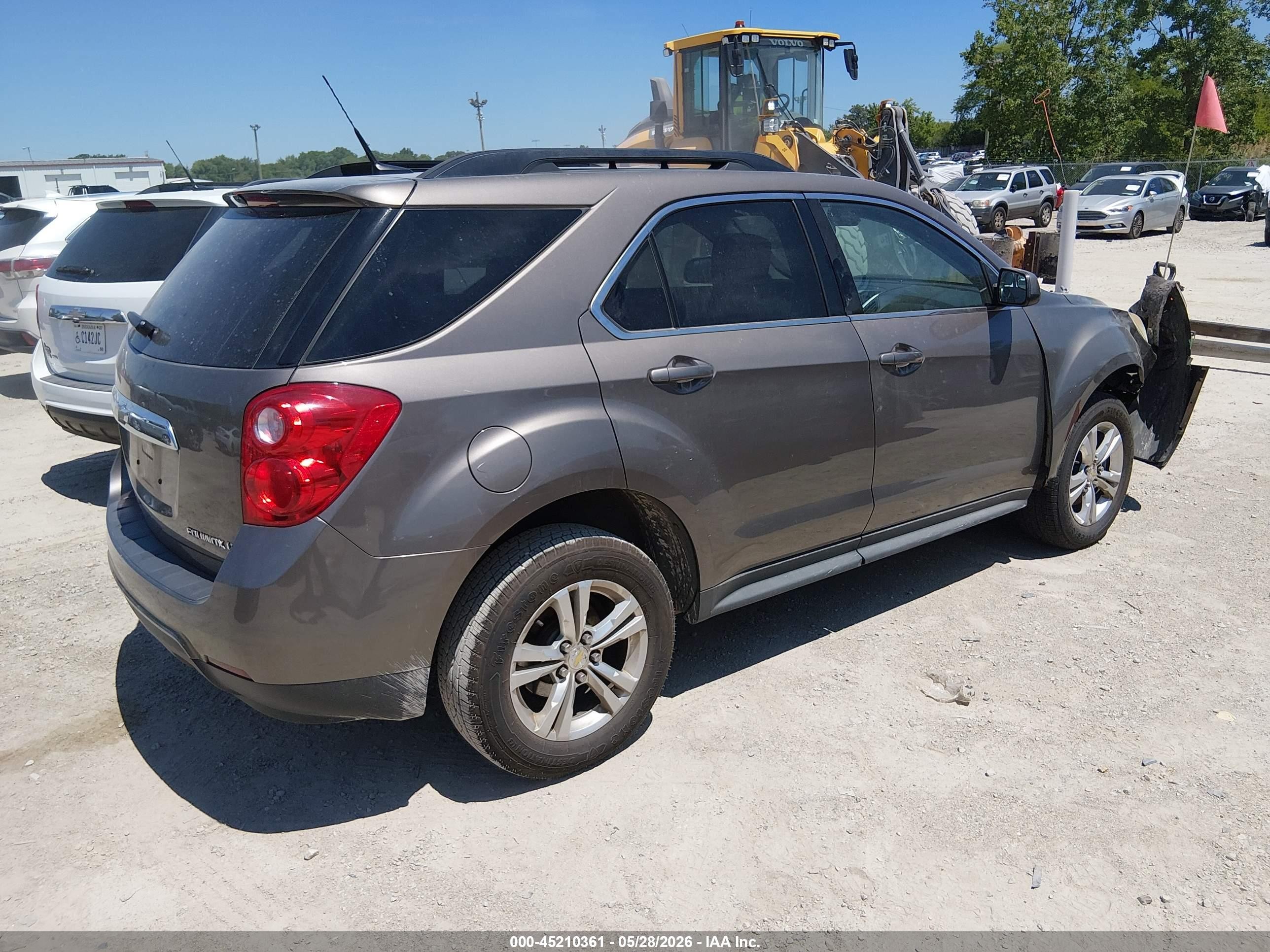 2012 Chevrolet Equinox 1lt Серый vin: 2GNALDEK5C6277517