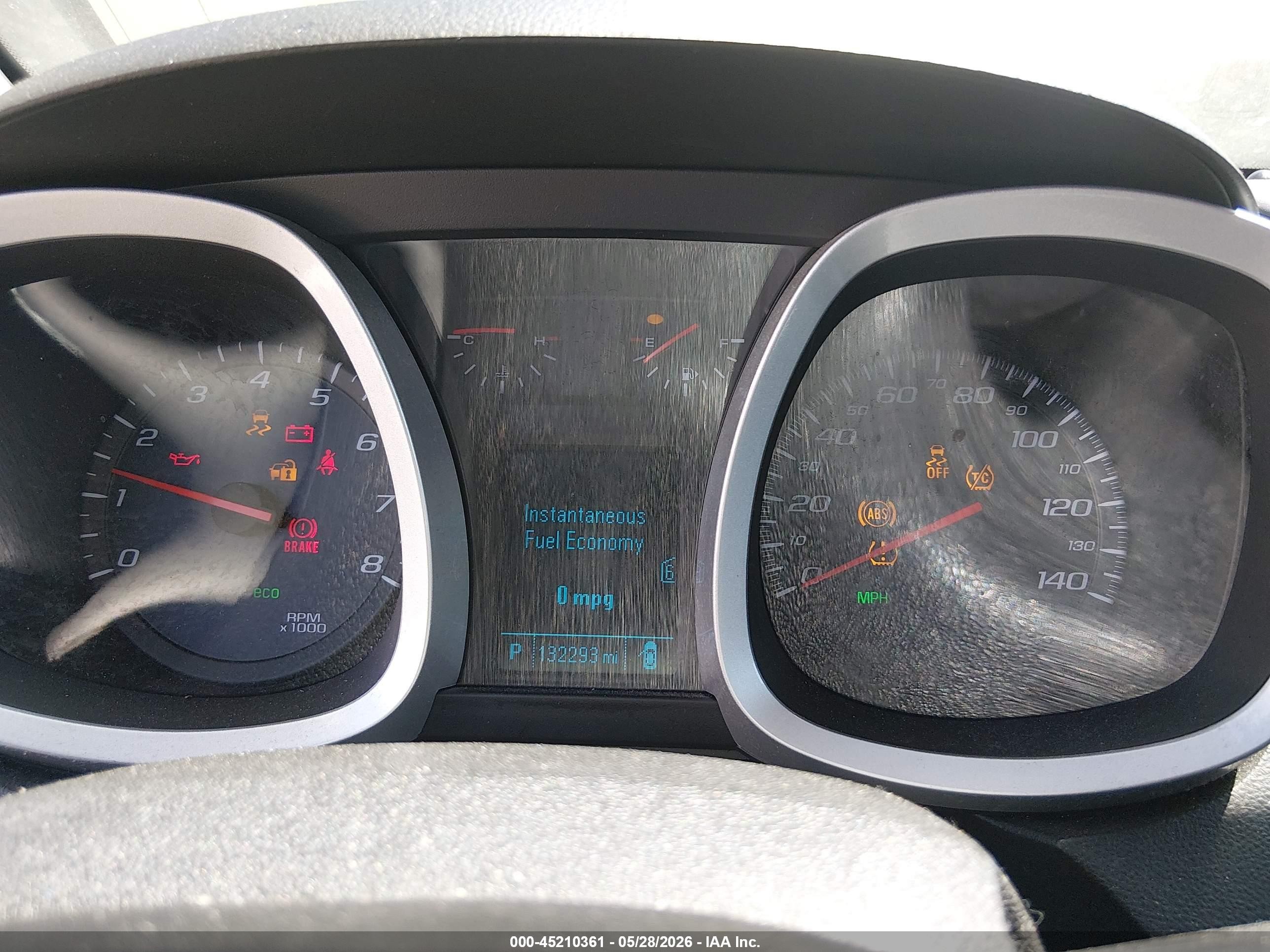 2012 Chevrolet Equinox 1lt Серый vin: 2GNALDEK5C6277517