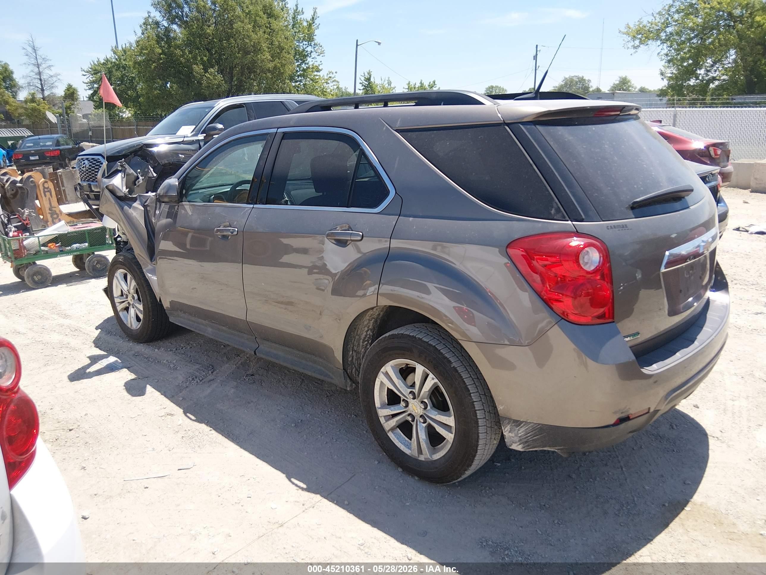 2012 Chevrolet Equinox 1lt Серый vin: 2GNALDEK5C6277517