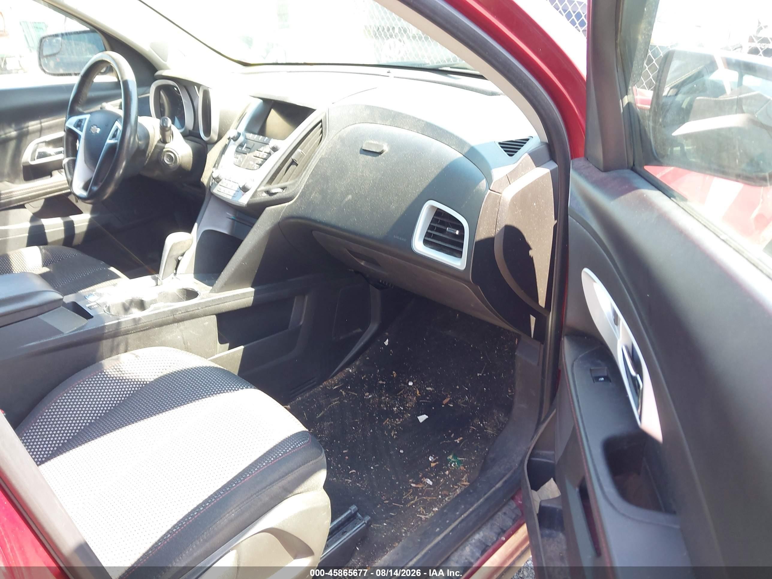 2012 Chevrolet Equinox 1lt Red vin: 2GNALDEK5C6280479