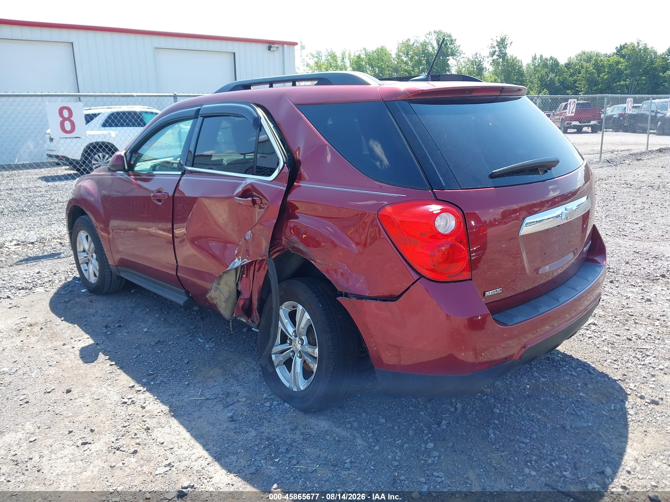 2012 Chevrolet Equinox 1lt Red vin: 2GNALDEK5C6280479