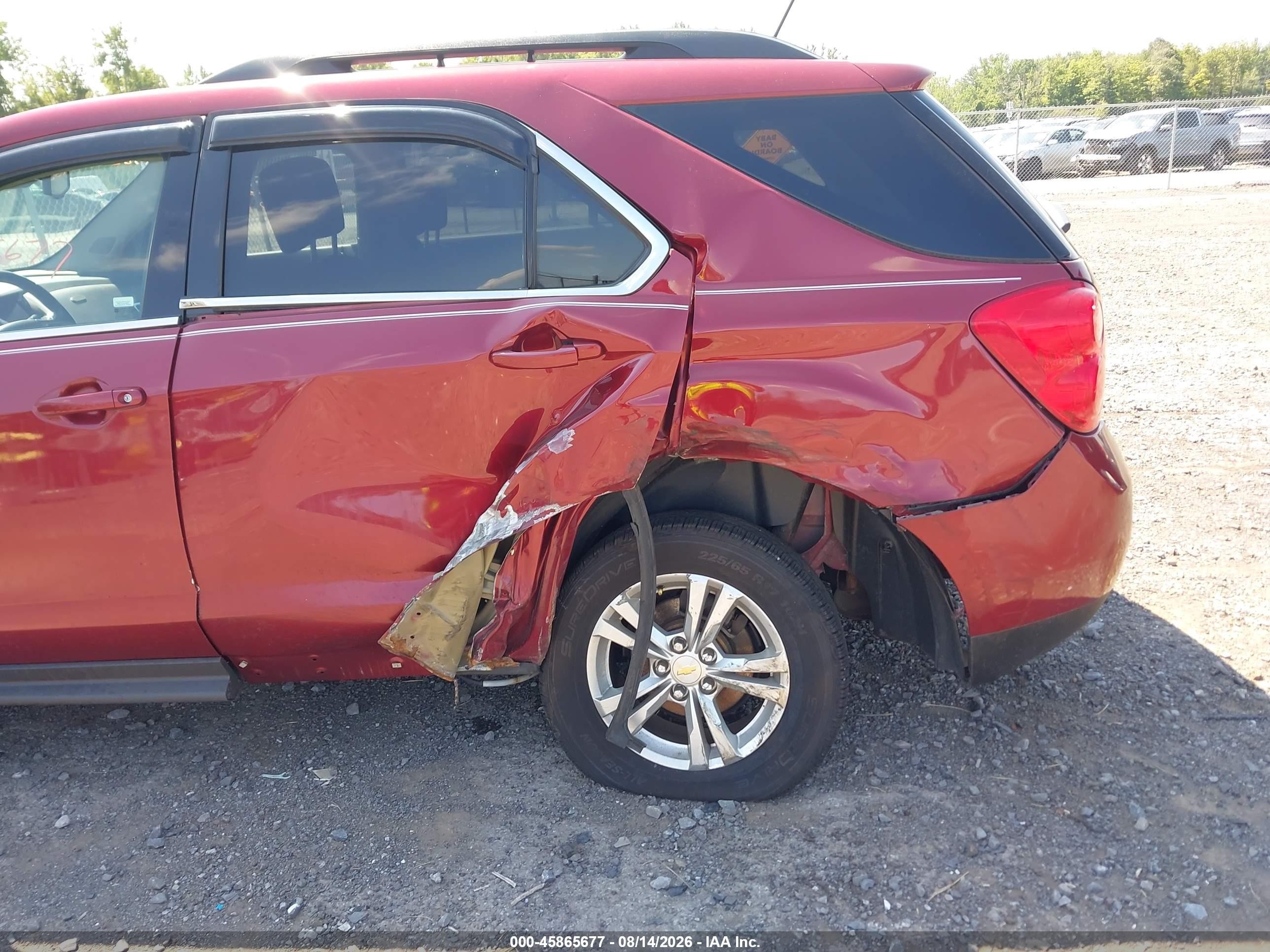 2012 Chevrolet Equinox 1lt Red vin: 2GNALDEK5C6280479