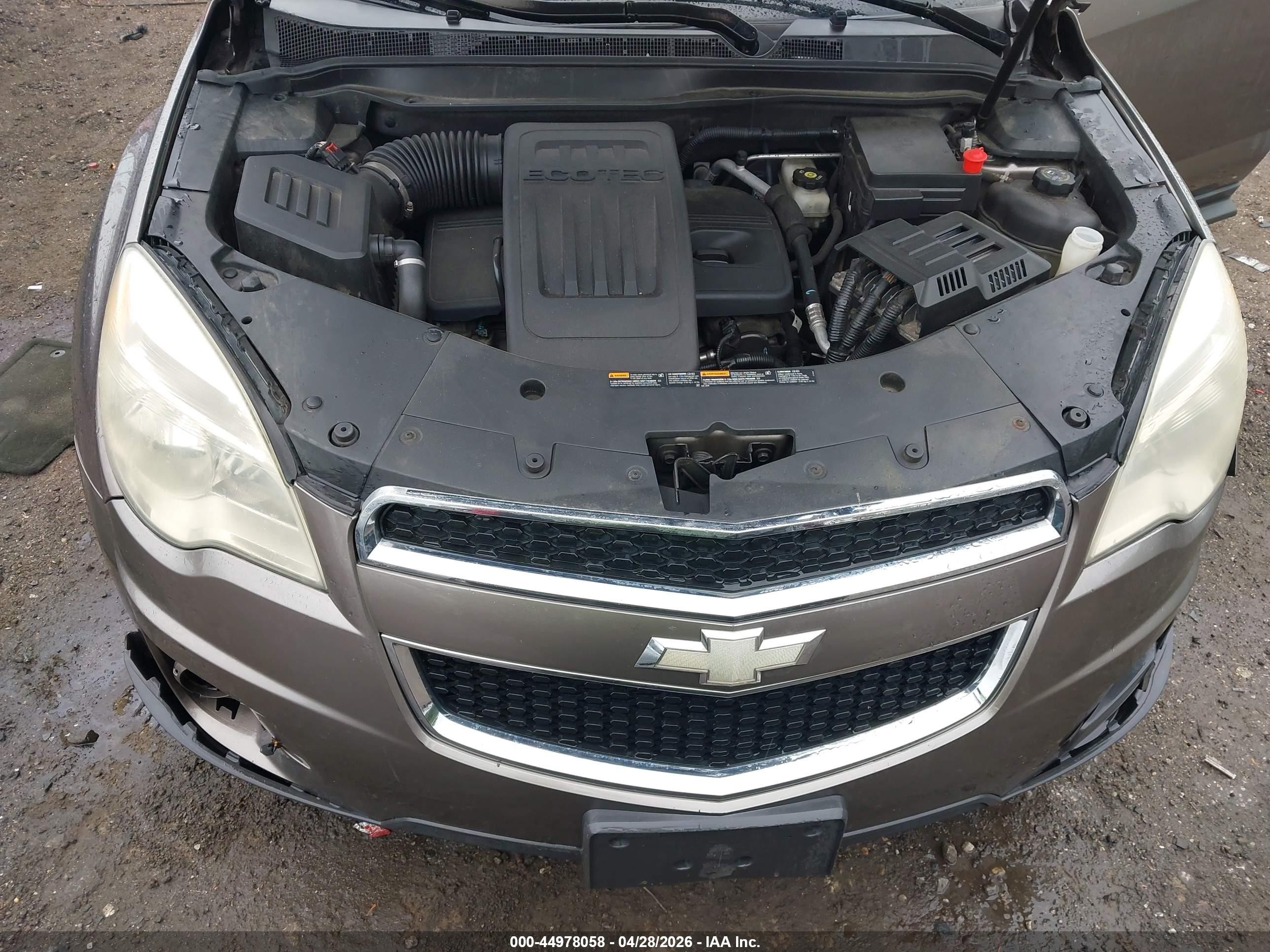 2012 Chevrolet Equinox 1lt Коричневый vin: 2GNALDEK5C6280580