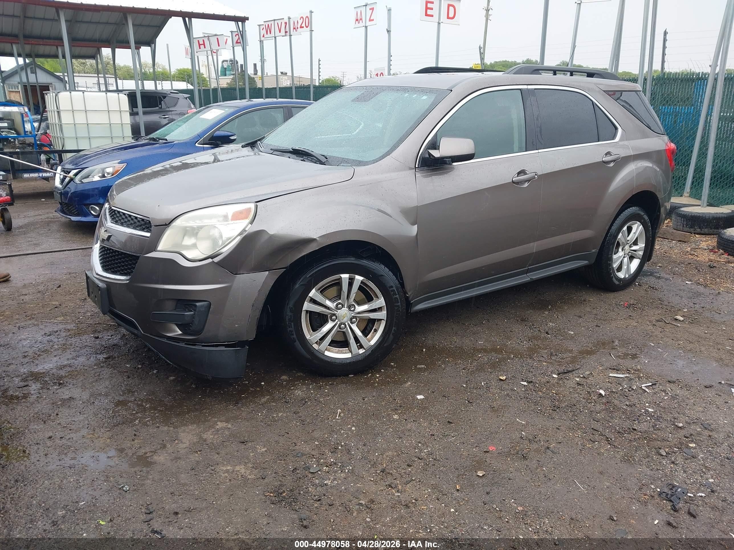 2012 Chevrolet Equinox 1lt Коричневый vin: 2GNALDEK5C6280580