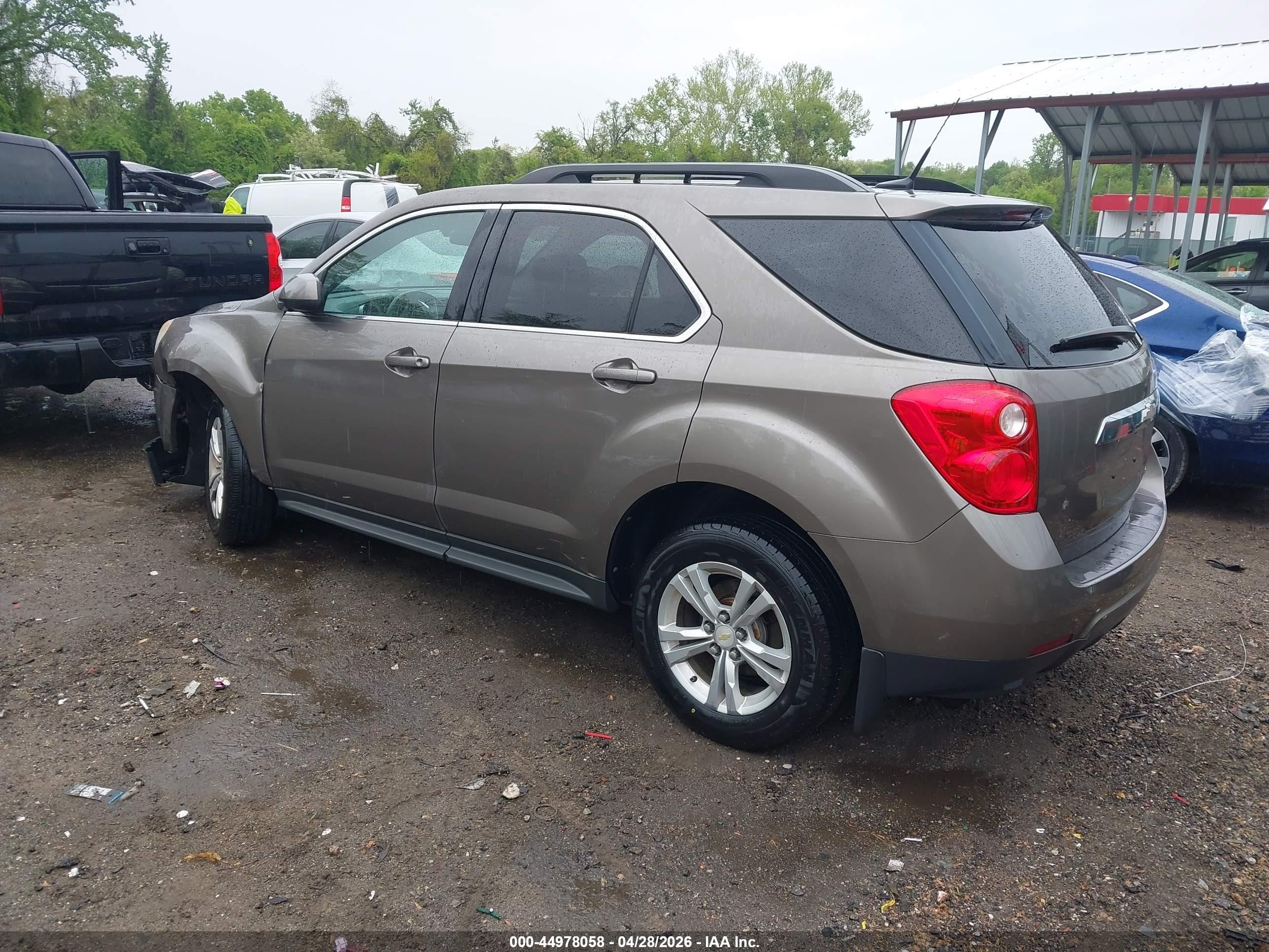 2012 Chevrolet Equinox 1lt Коричневый vin: 2GNALDEK5C6280580