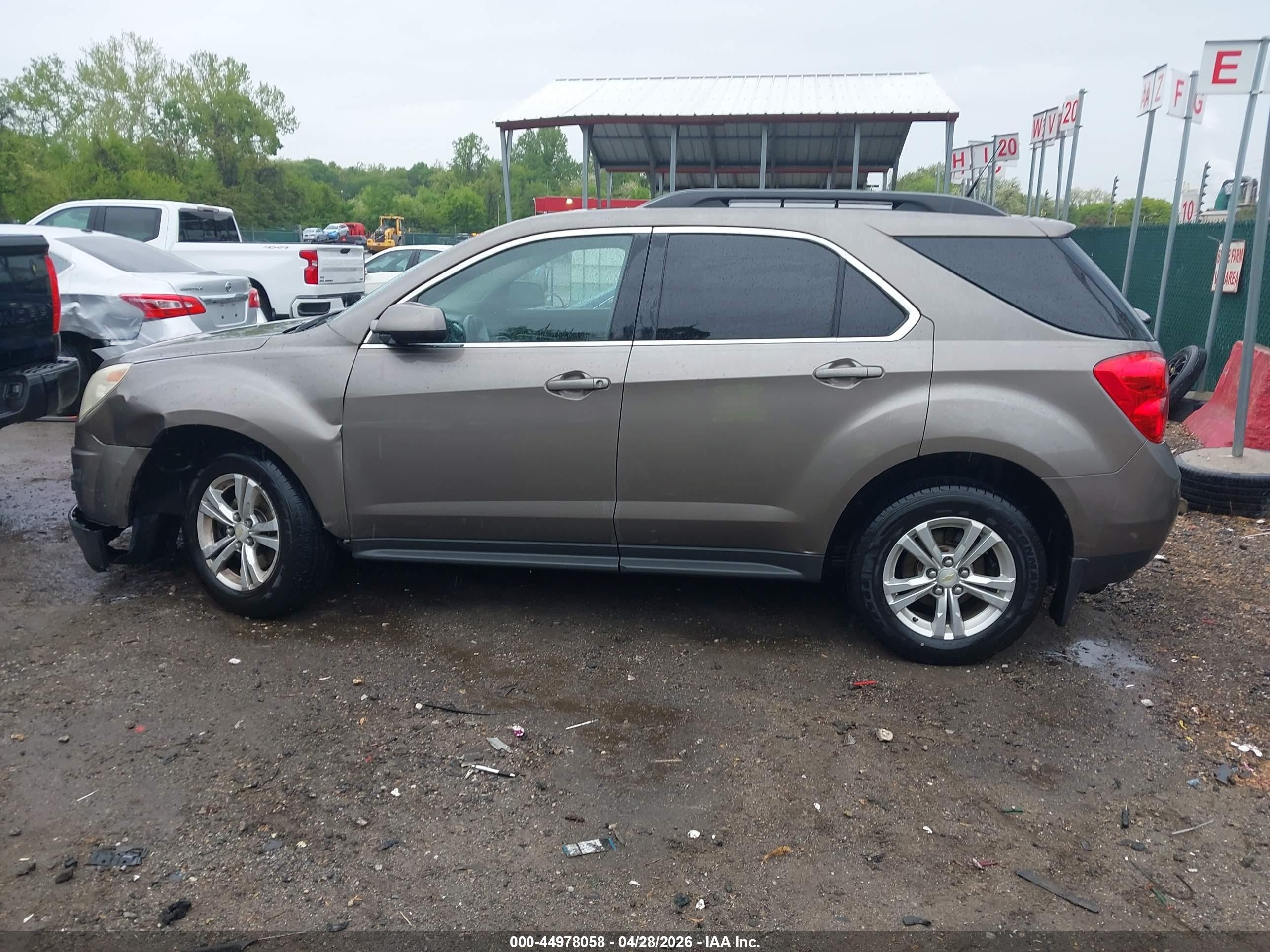 2012 Chevrolet Equinox 1lt Коричневый vin: 2GNALDEK5C6280580