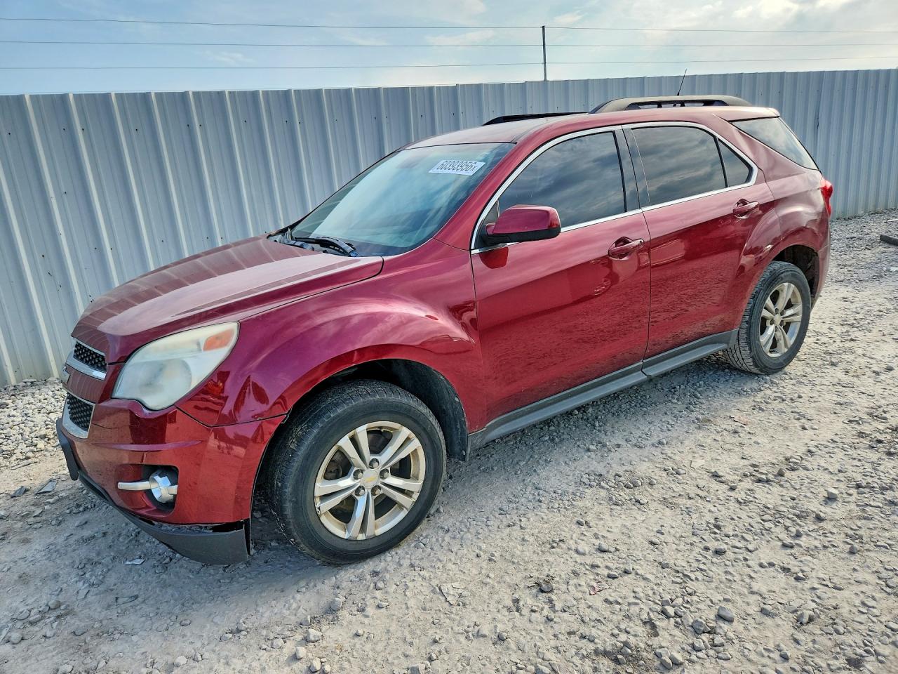 2012 Chevrolet Equinox Lt Red vin: 2GNALDEK5C6295449