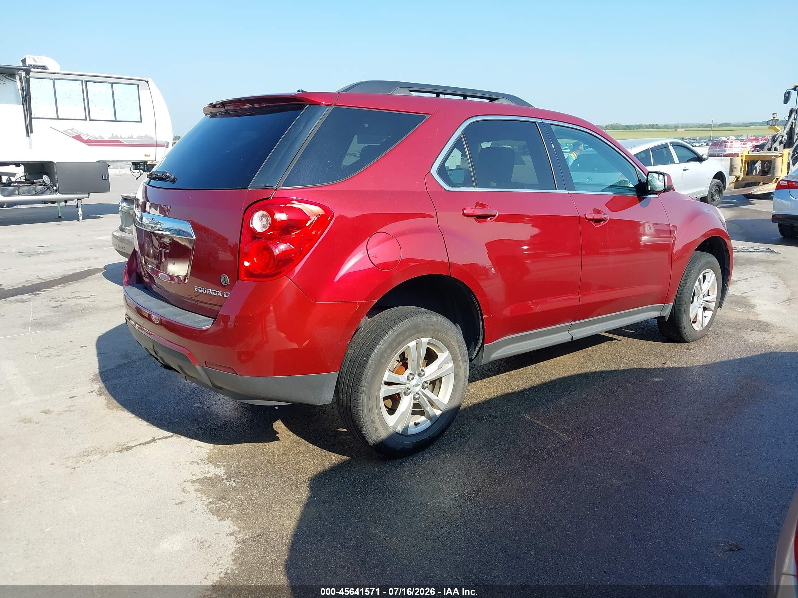 2012 Chevrolet Equinox Lt W/1lt Красный vin: 2GNALDEK5C6336999