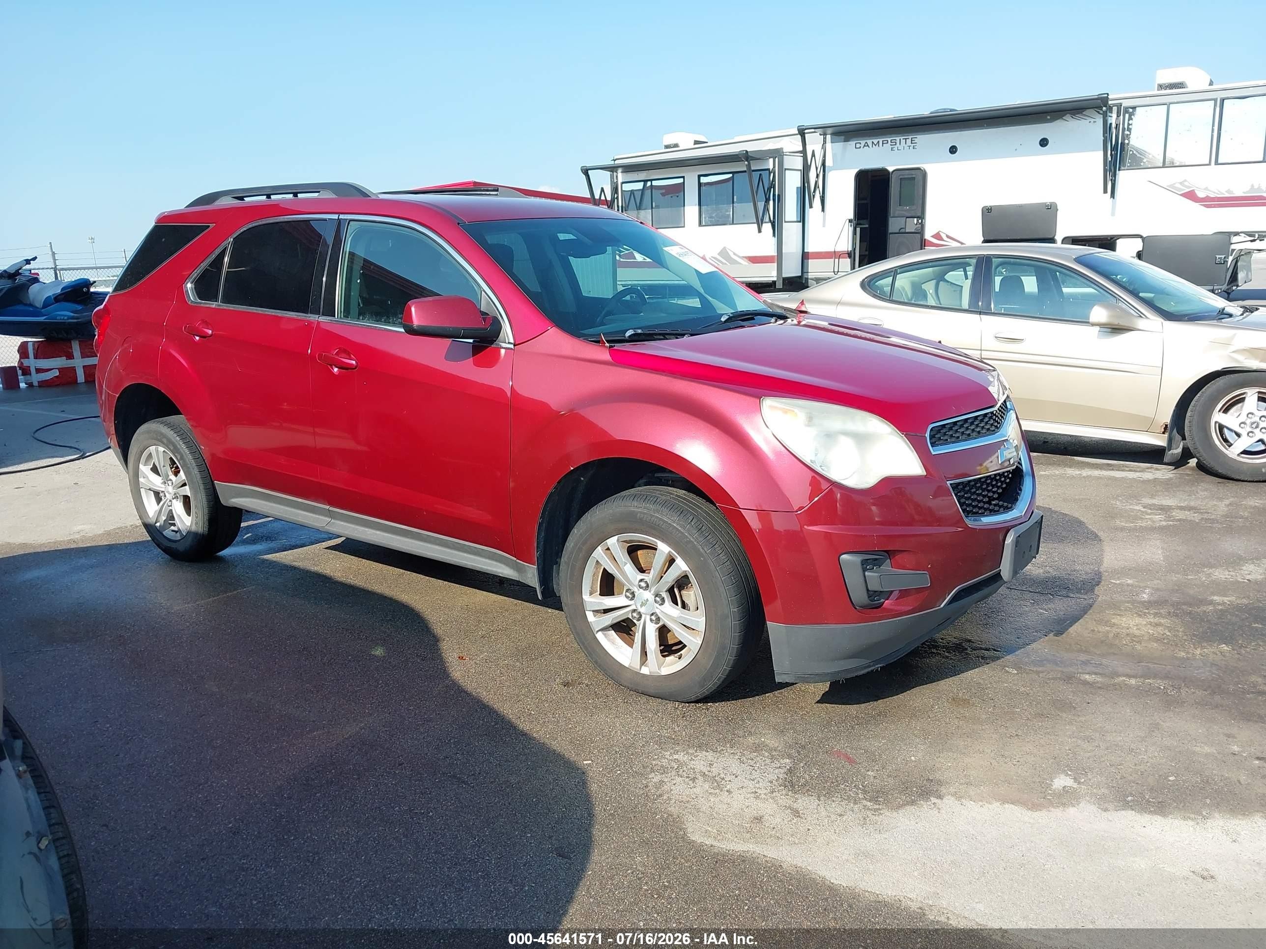 2012 Chevrolet Equinox Lt W/1lt Красный vin: 2GNALDEK5C6336999