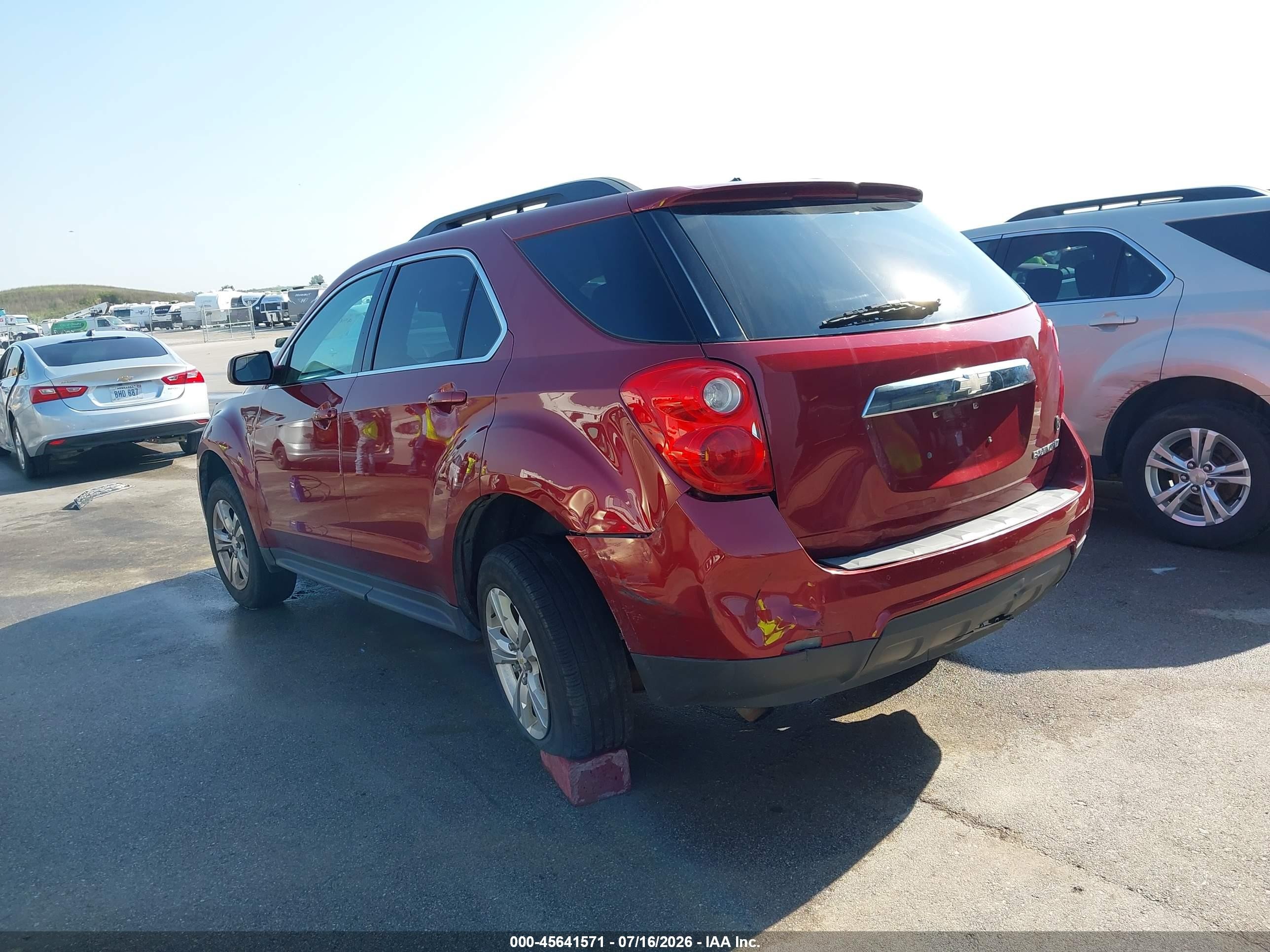2012 Chevrolet Equinox Lt W/1lt Красный vin: 2GNALDEK5C6336999