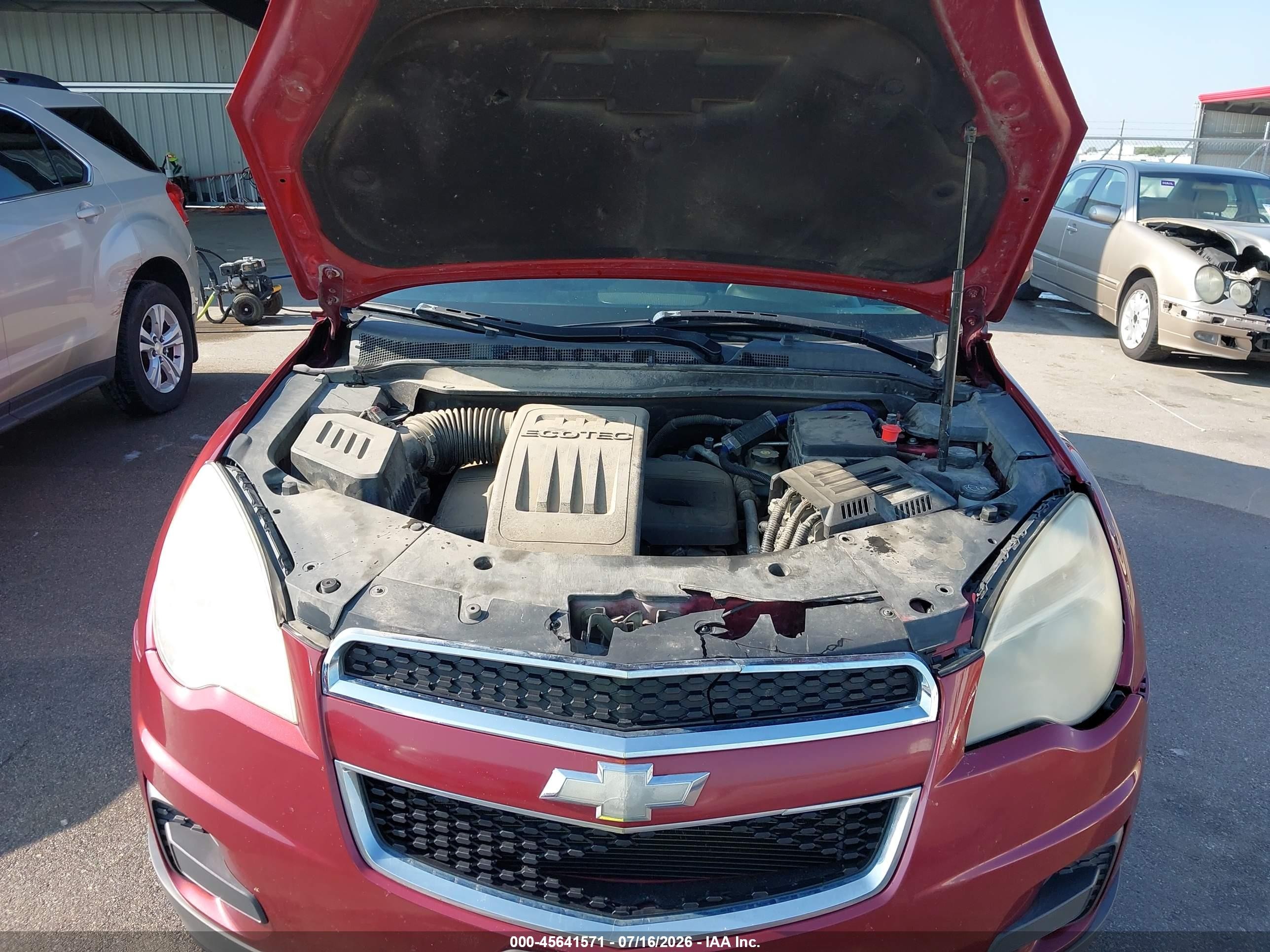 2012 Chevrolet Equinox Lt W/1lt Красный vin: 2GNALDEK5C6336999