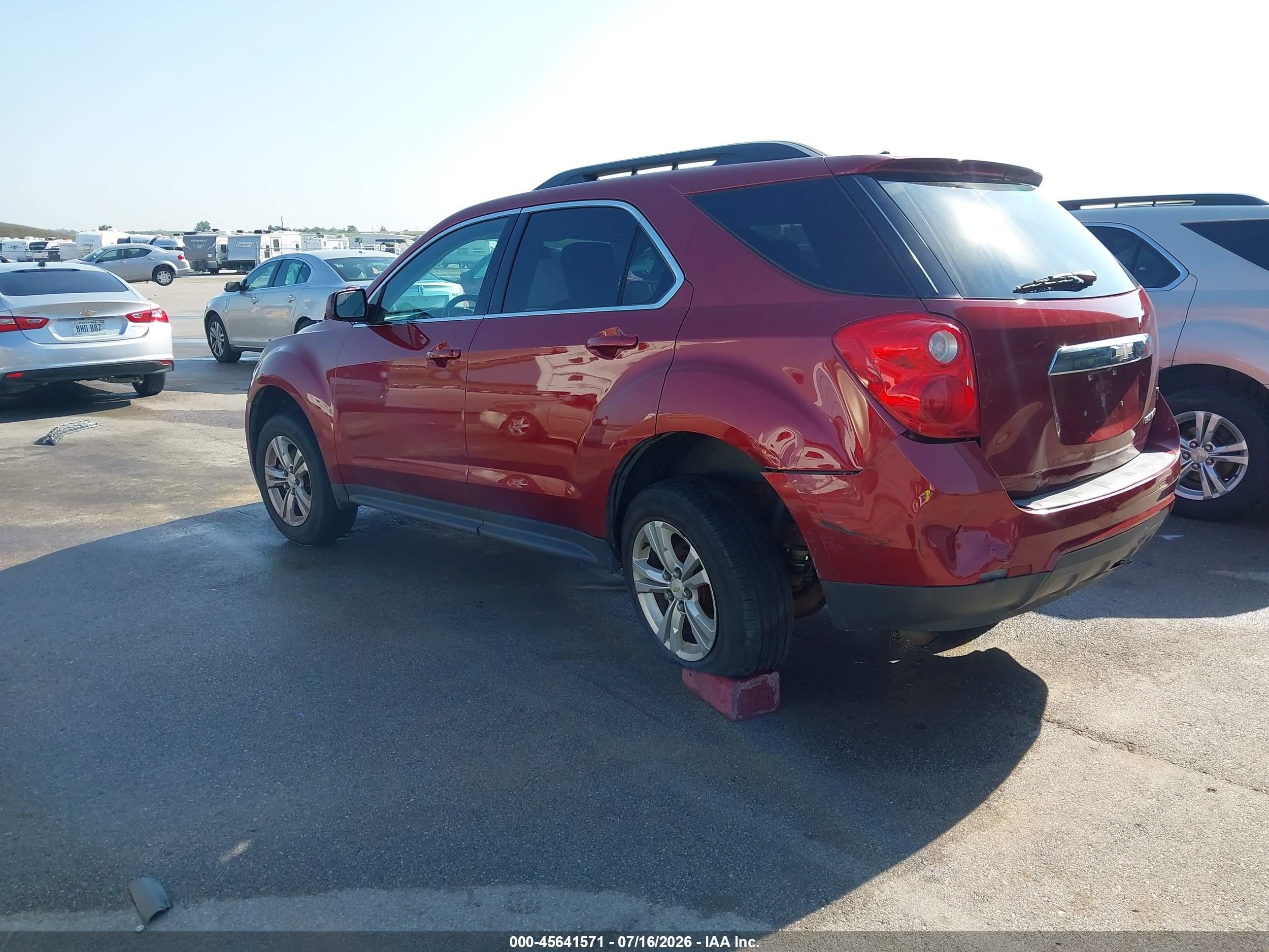 2012 Chevrolet Equinox Lt W/1lt Красный vin: 2GNALDEK5C6336999