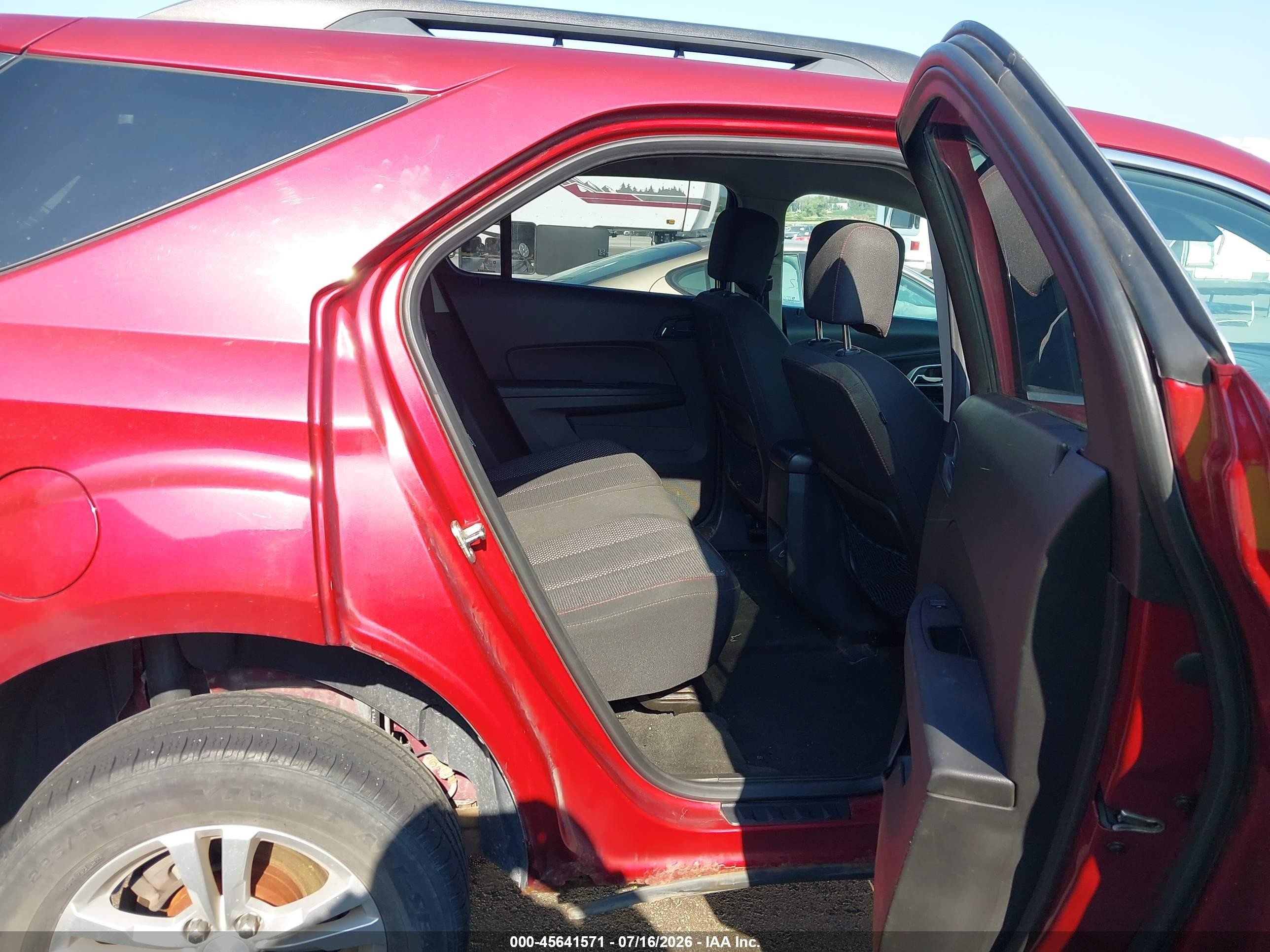 2012 Chevrolet Equinox Lt W/1lt Красный vin: 2GNALDEK5C6336999