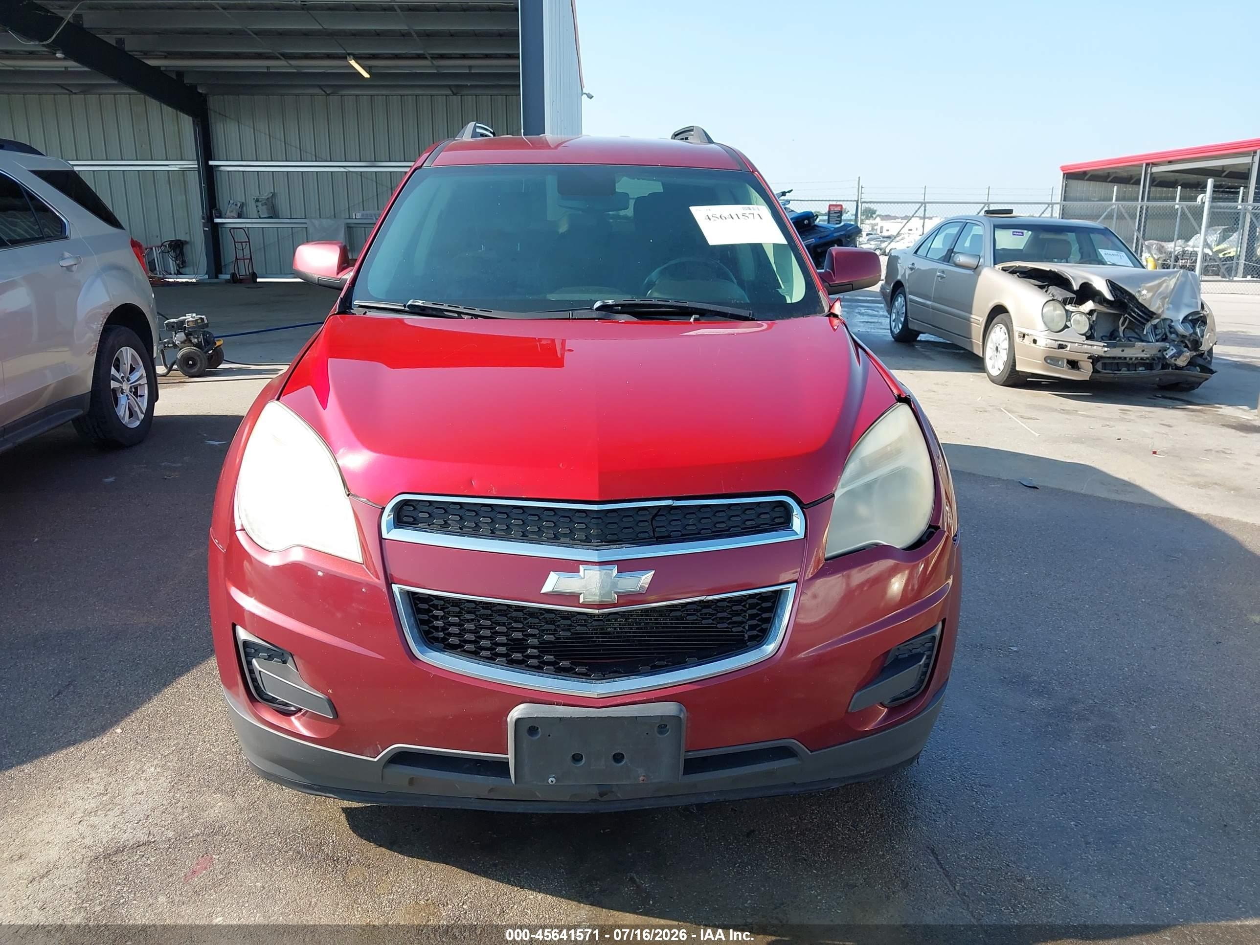2012 Chevrolet Equinox Lt W/1lt Красный vin: 2GNALDEK5C6336999