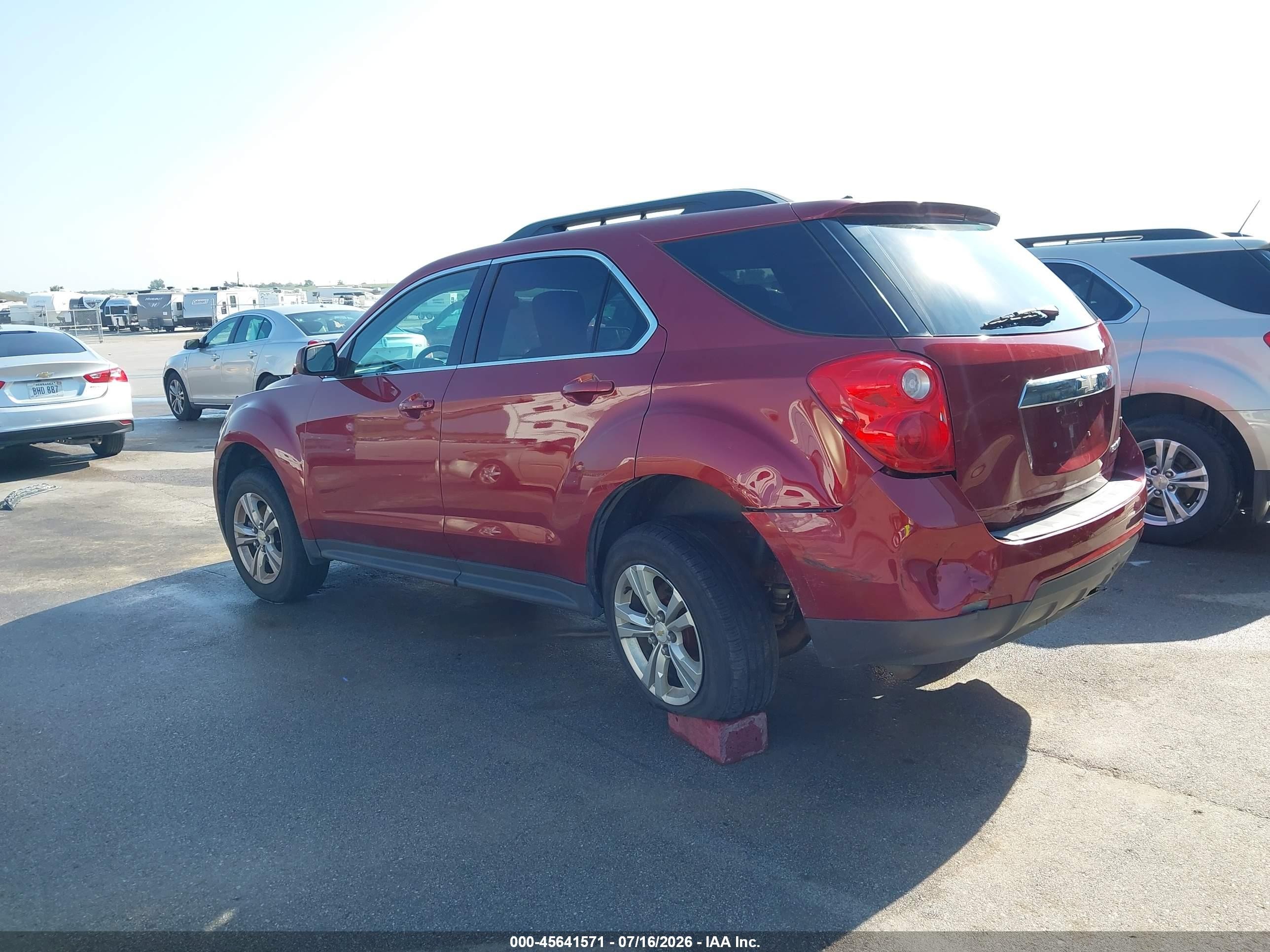 2012 Chevrolet Equinox Lt W/1lt Красный vin: 2GNALDEK5C6336999