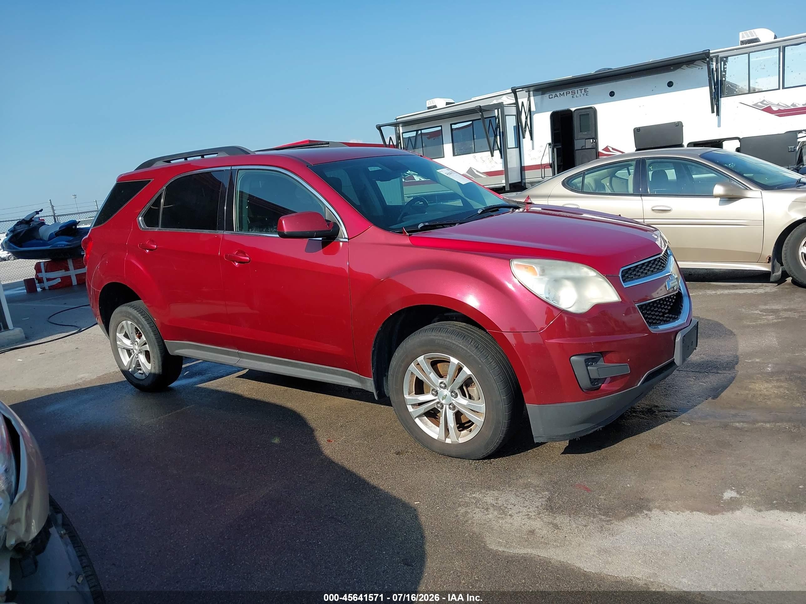 2012 Chevrolet Equinox Lt W/1lt Красный vin: 2GNALDEK5C6336999