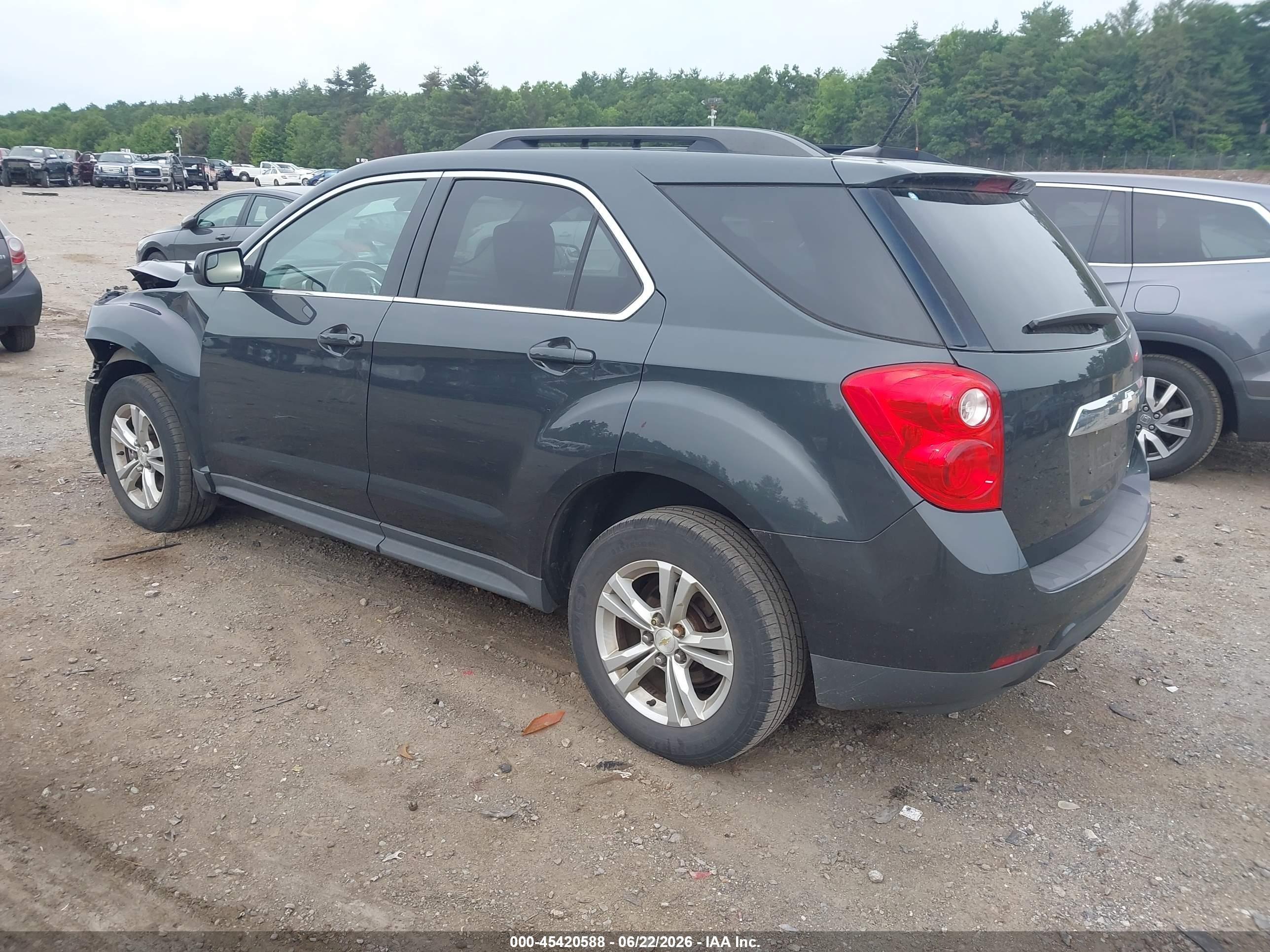 2013 Chevrolet Equinox Lt Black vin: 2GNALDEK5D1143086