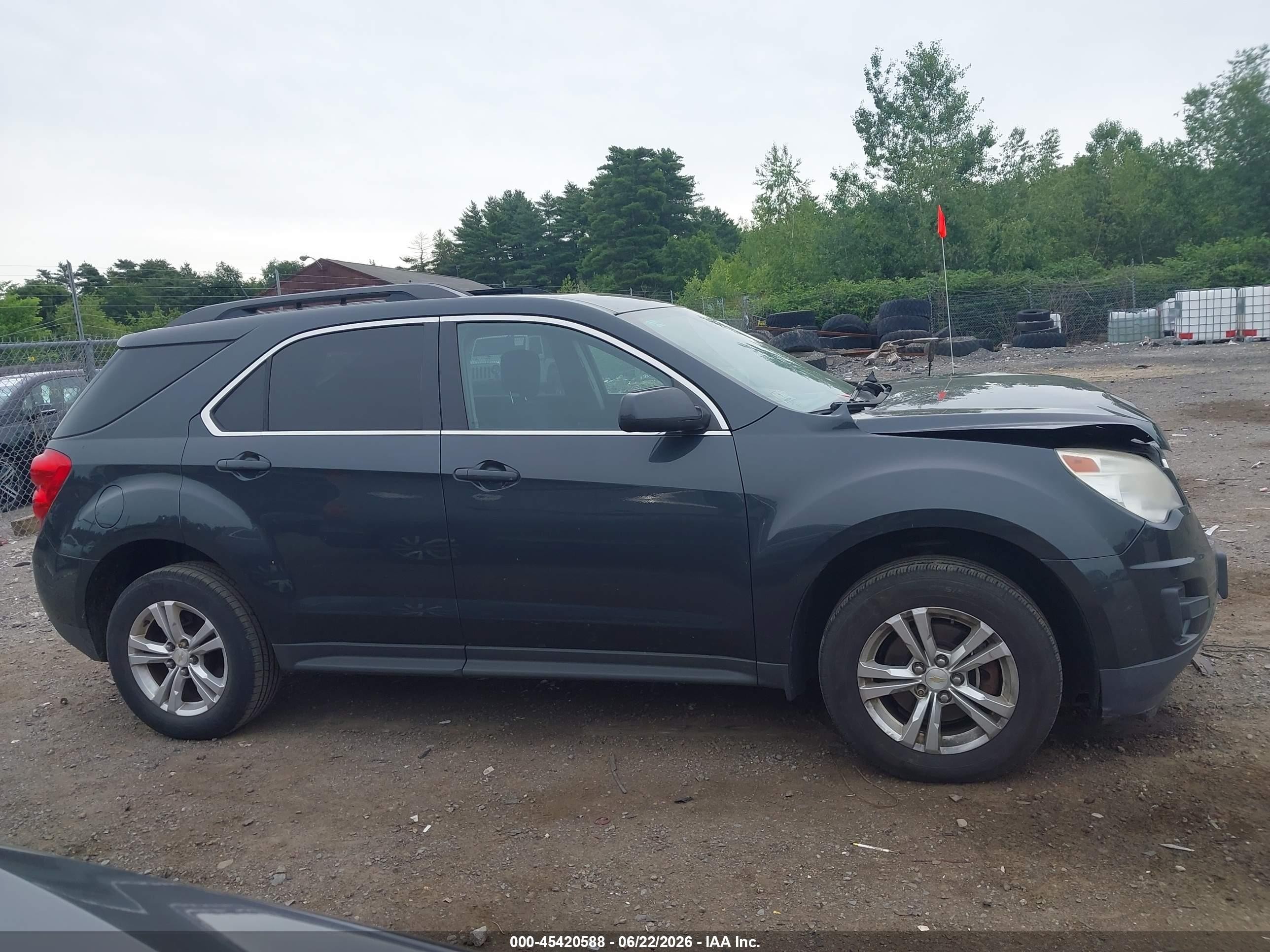 2013 Chevrolet Equinox Lt Black vin: 2GNALDEK5D1143086
