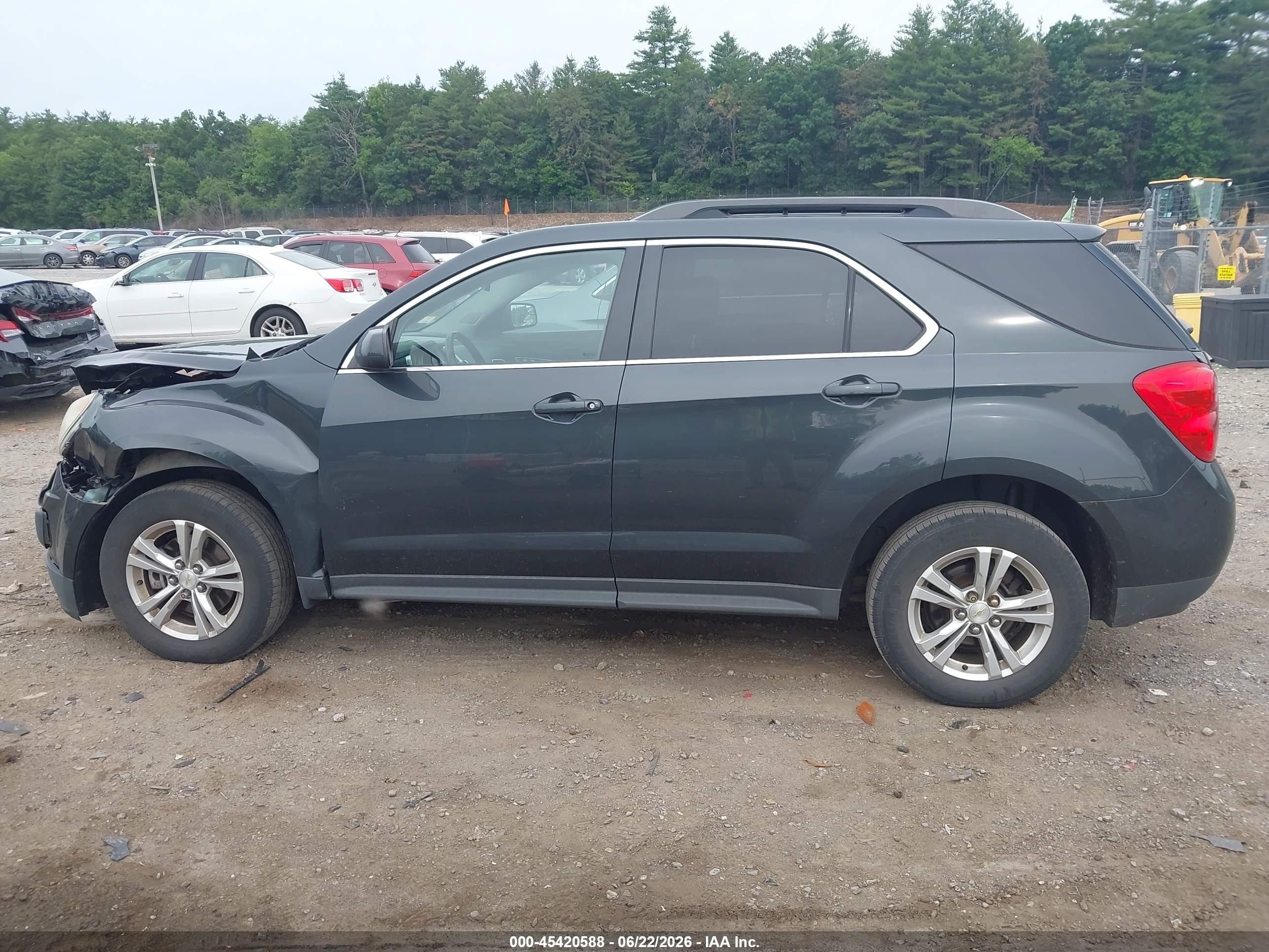 2013 Chevrolet Equinox Lt Black vin: 2GNALDEK5D1143086