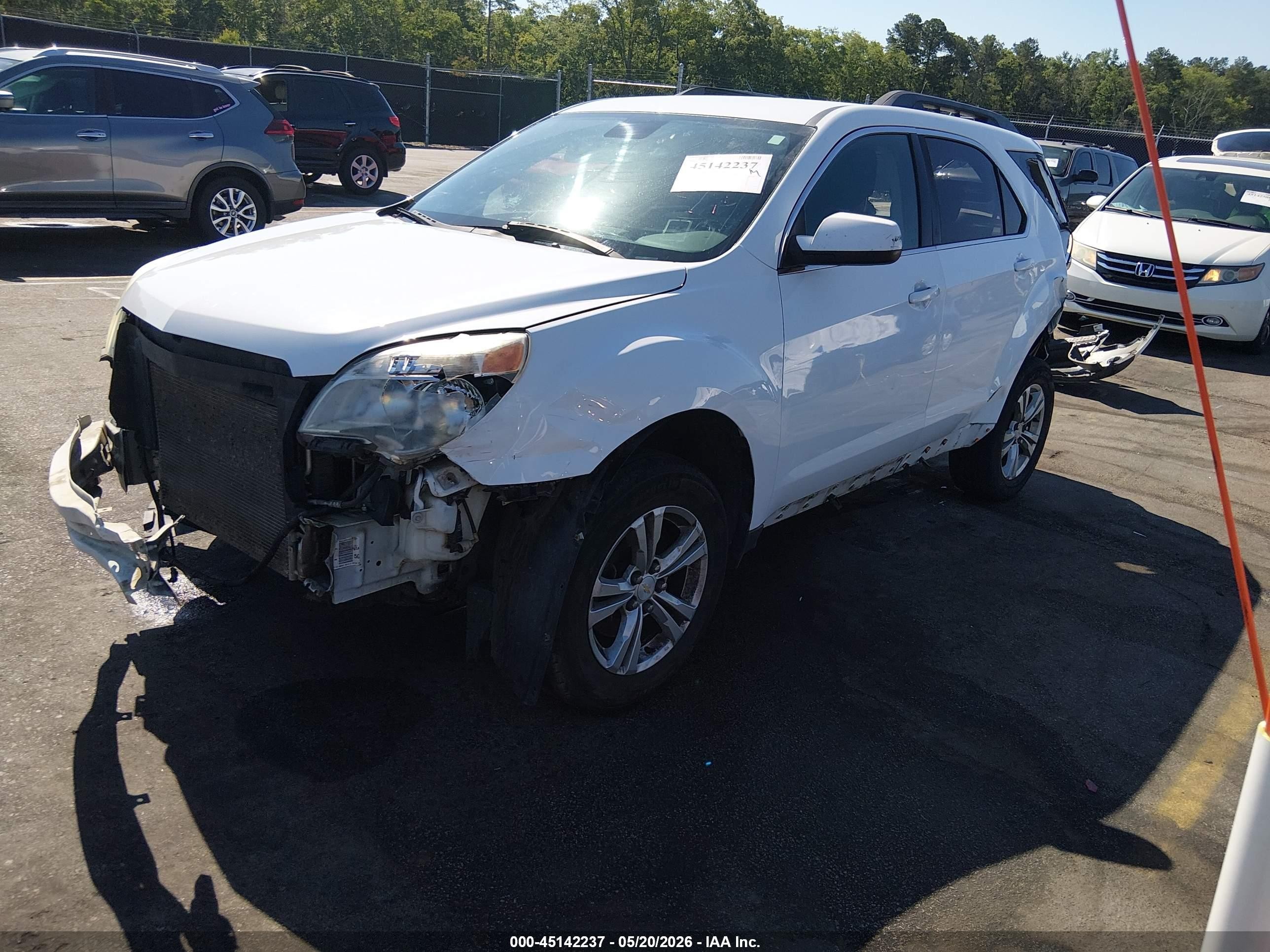 2013 Chevrolet Equinox 1lt Белый vin: 2GNALDEK5D1162009