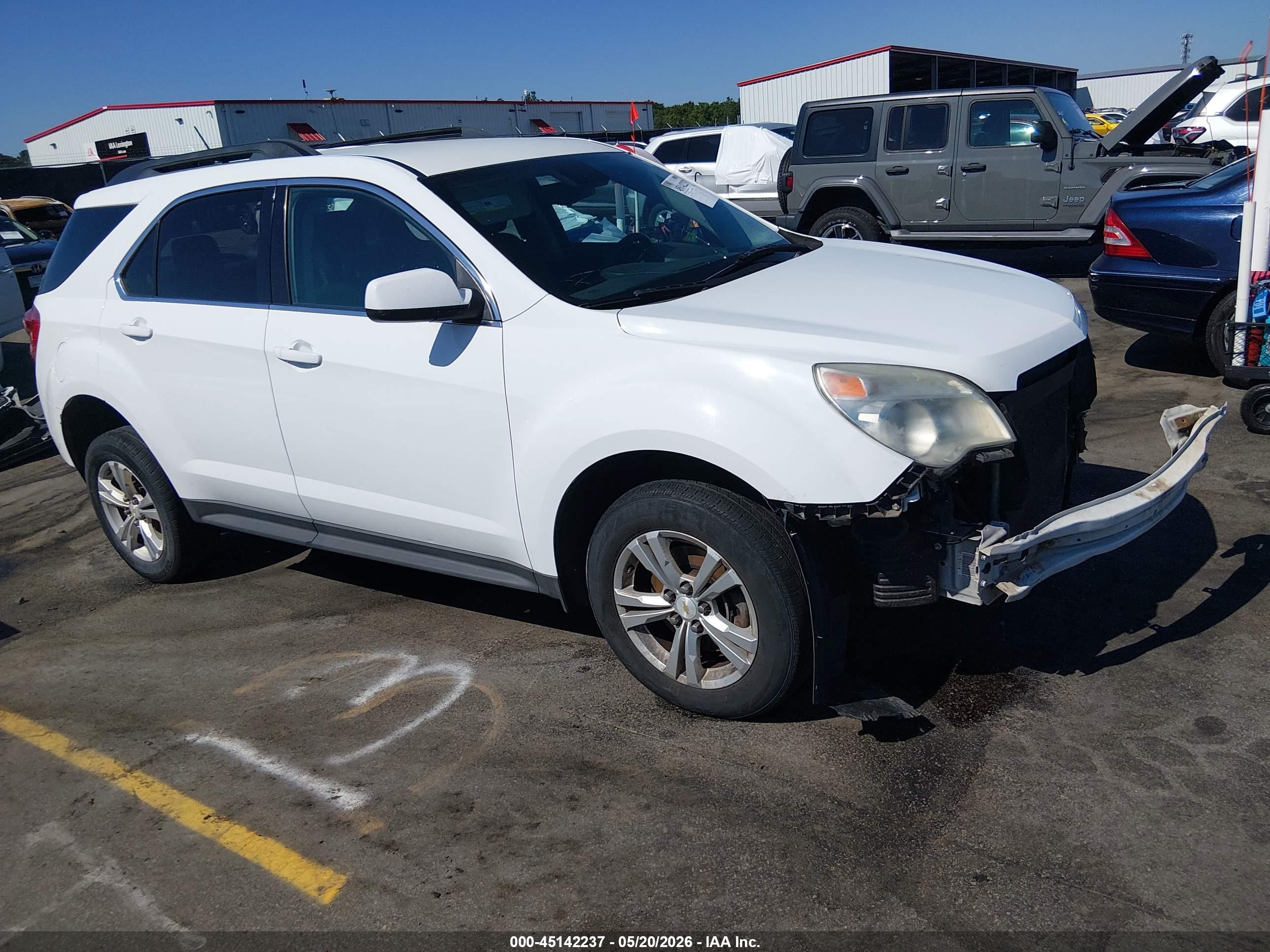 2013 Chevrolet Equinox 1lt Белый vin: 2GNALDEK5D1162009