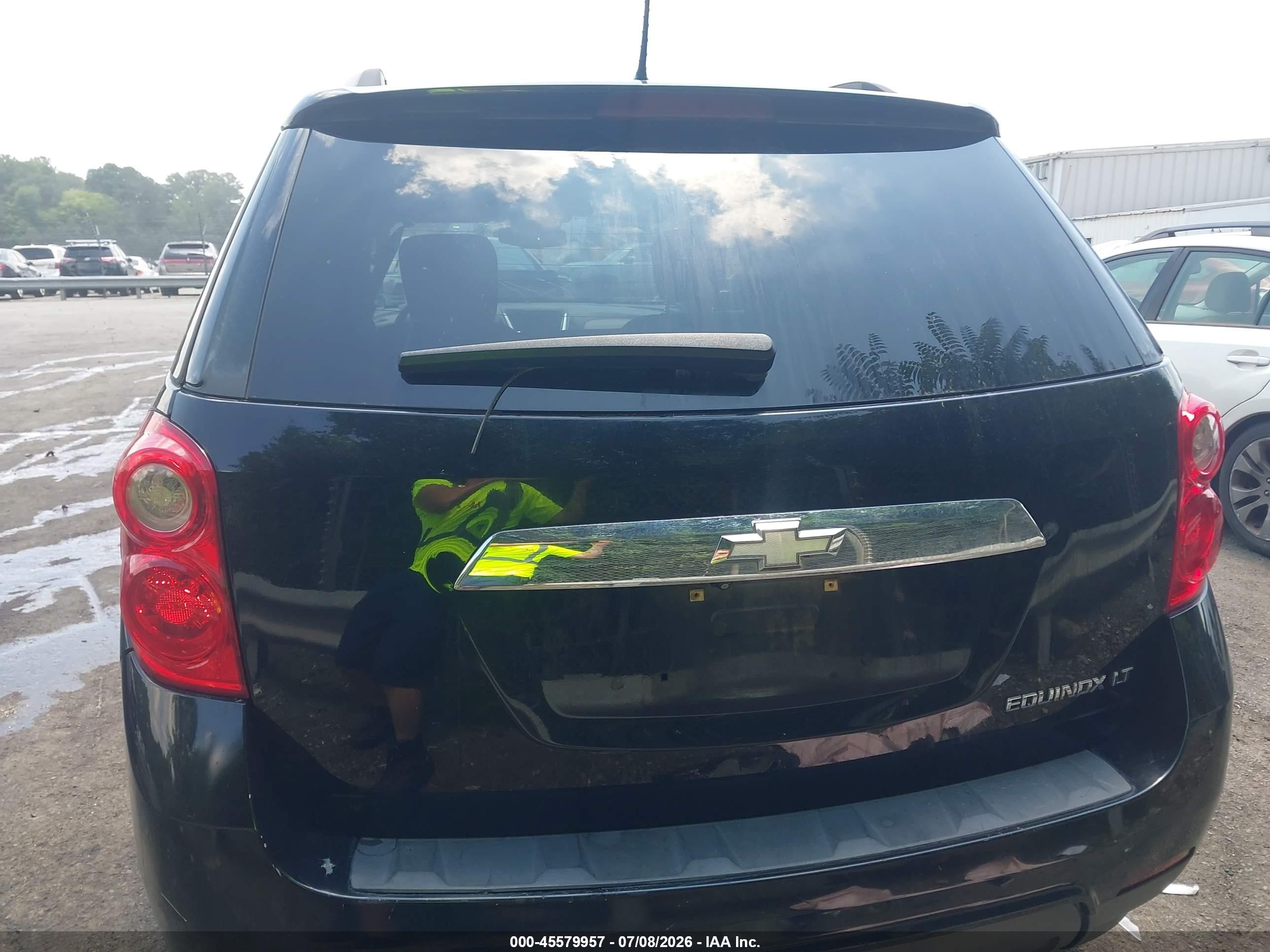 2013 Chevrolet Equinox Lt Black vin: 2GNALDEK5D1166609