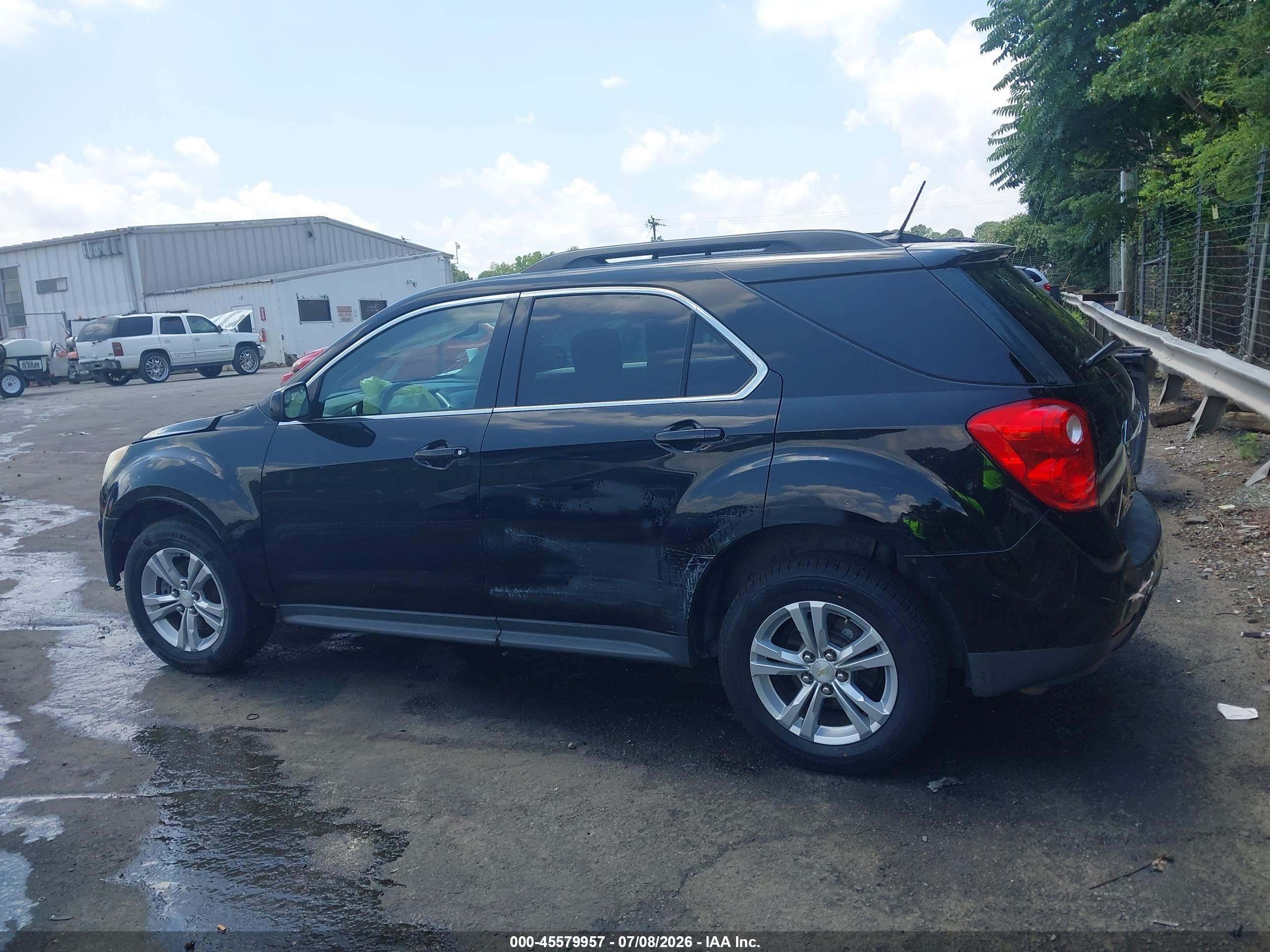 2013 Chevrolet Equinox Lt Black vin: 2GNALDEK5D1166609