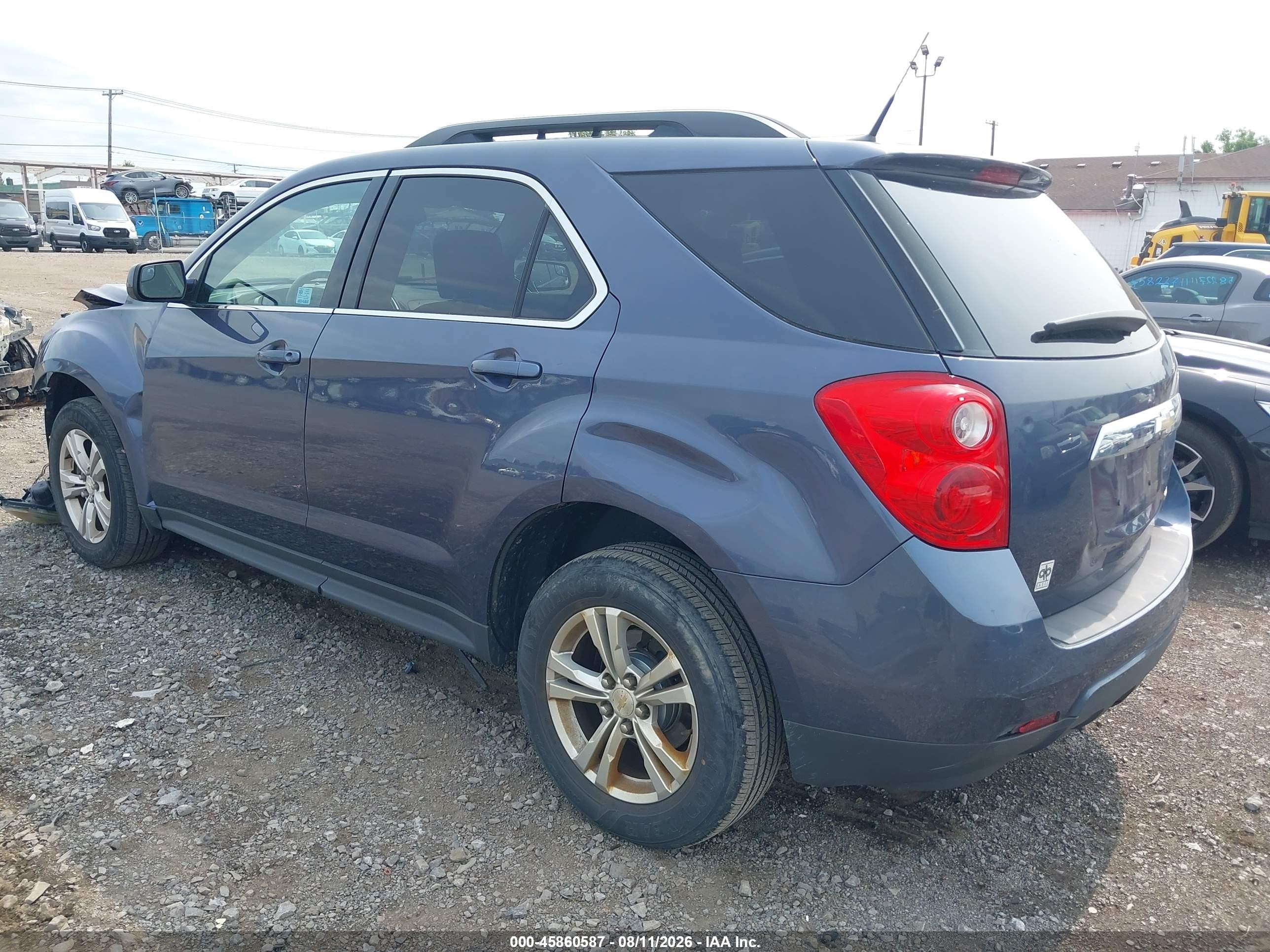 2013 Chevrolet Equinox 1lt Blue vin: 2GNALDEK5D6145441