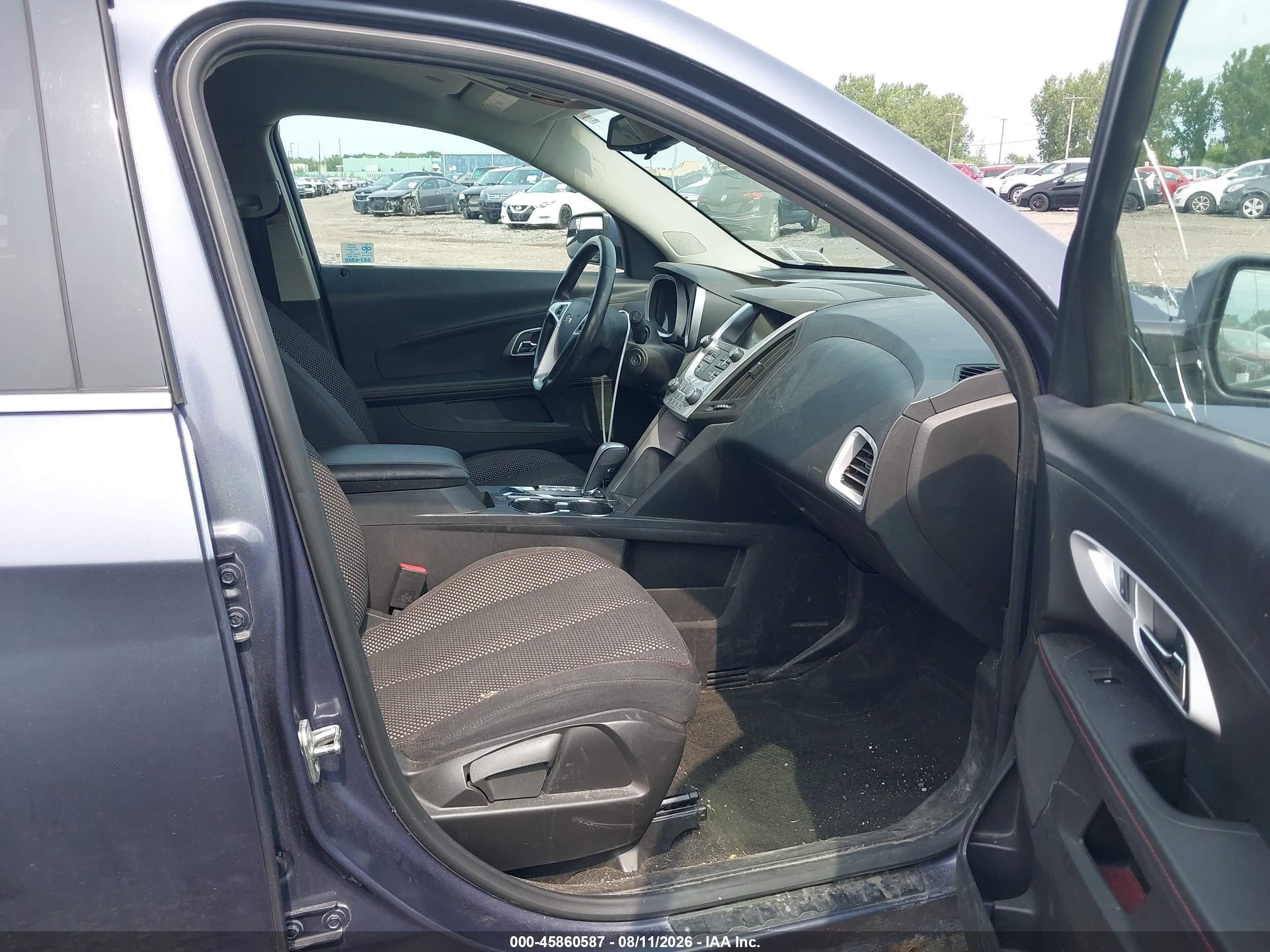 2013 Chevrolet Equinox 1lt Blue vin: 2GNALDEK5D6145441
