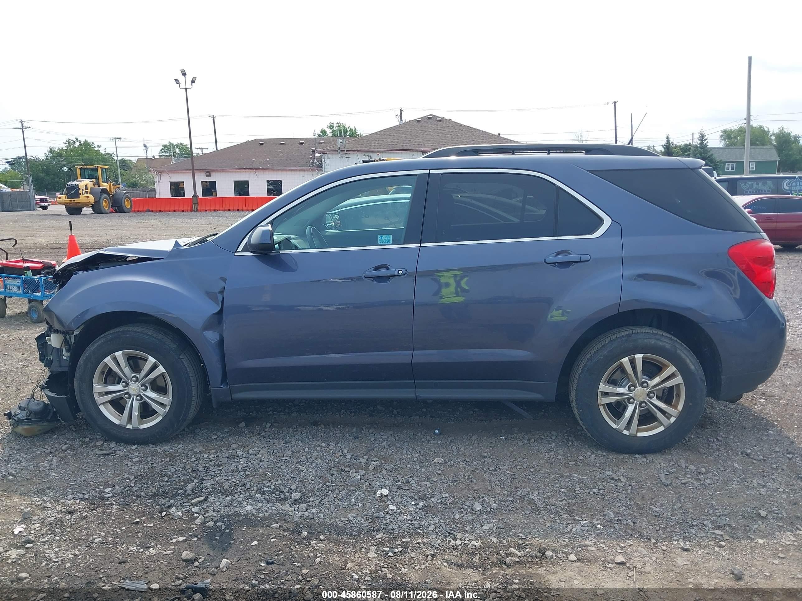 2013 Chevrolet Equinox 1lt Blue vin: 2GNALDEK5D6145441